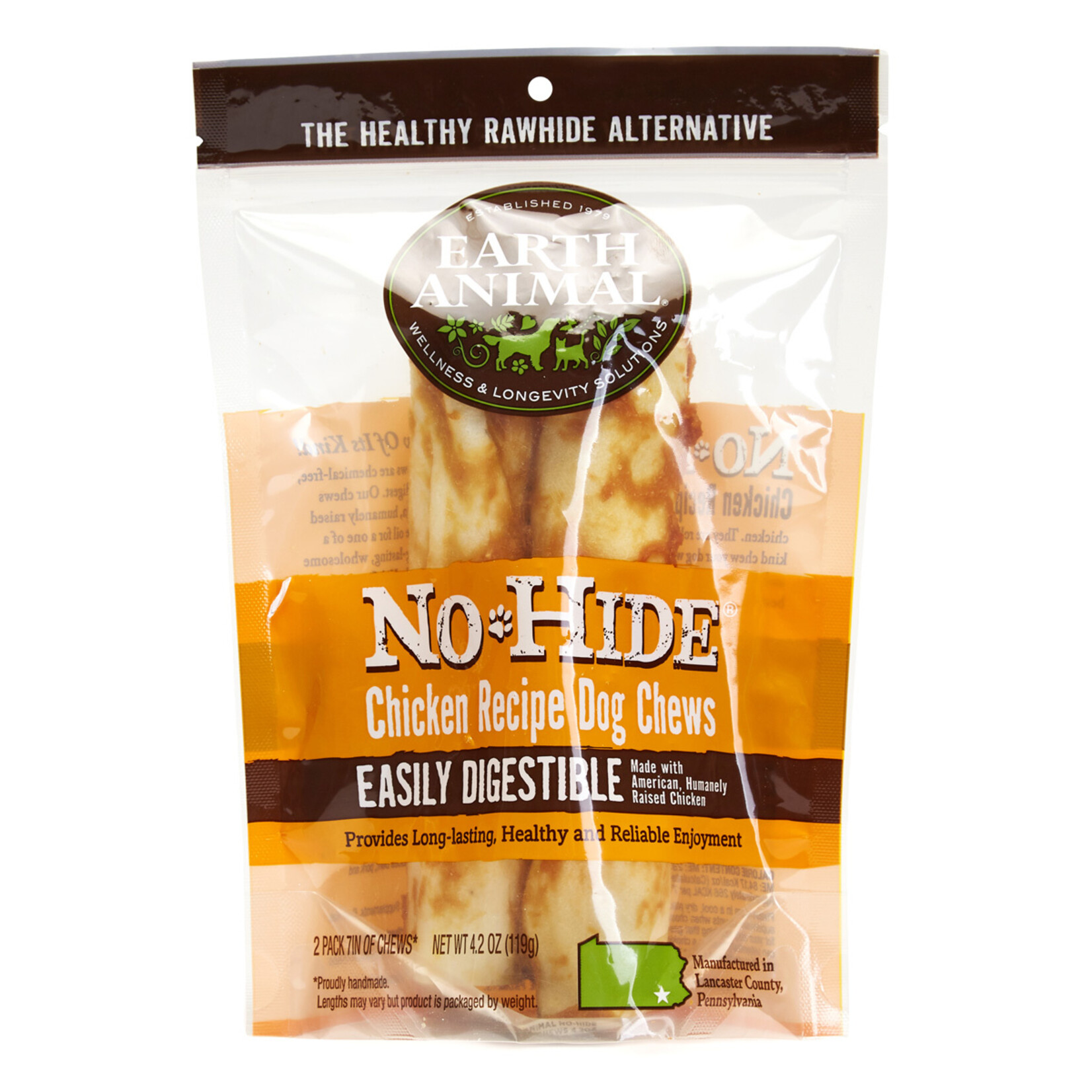 Earth Animal No Hide Chicken Medium 2-Pack