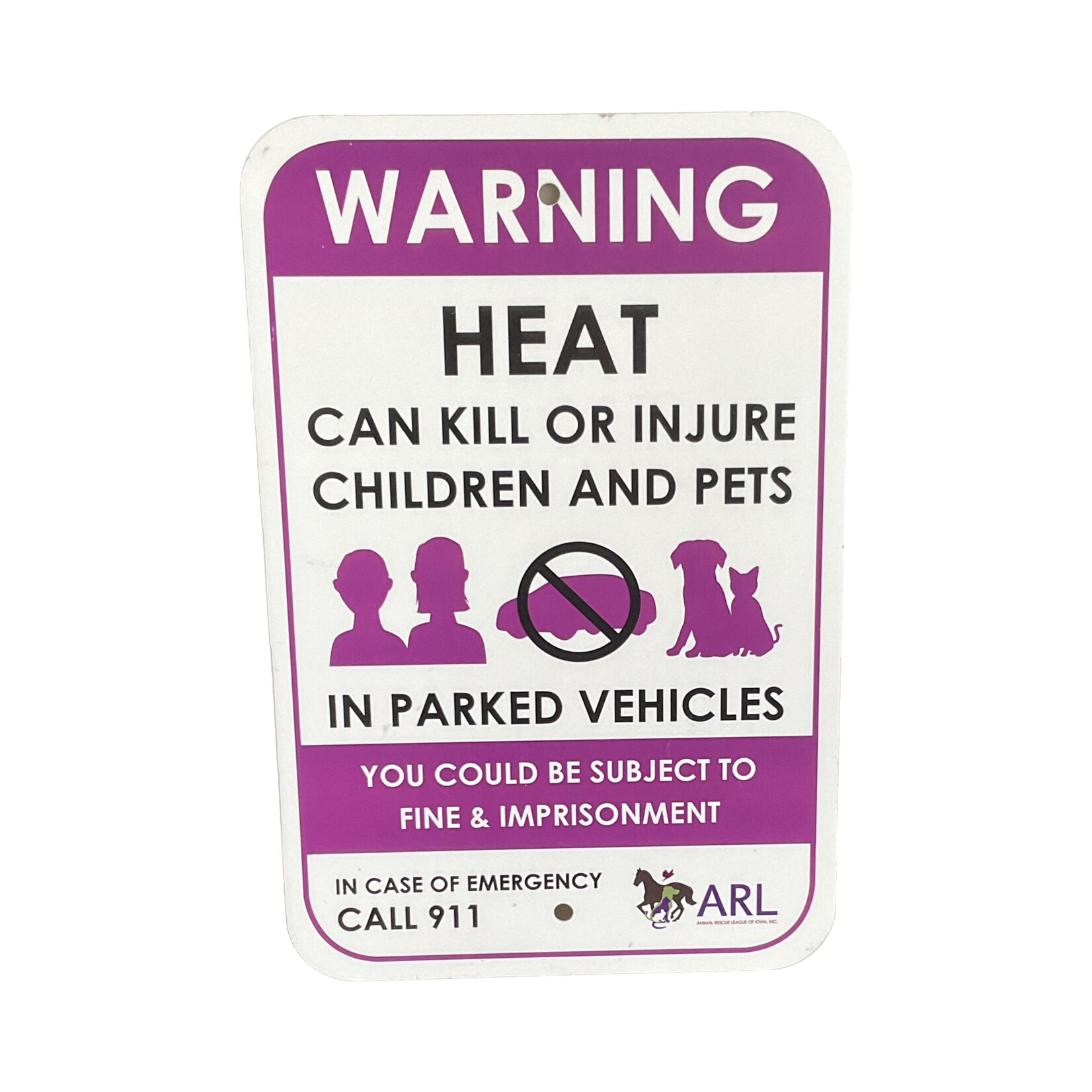 ARL Arl Warning Sign