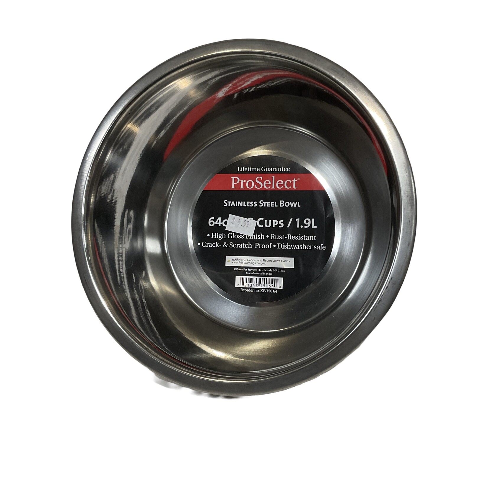 Proselect Stainless Steel Bowl