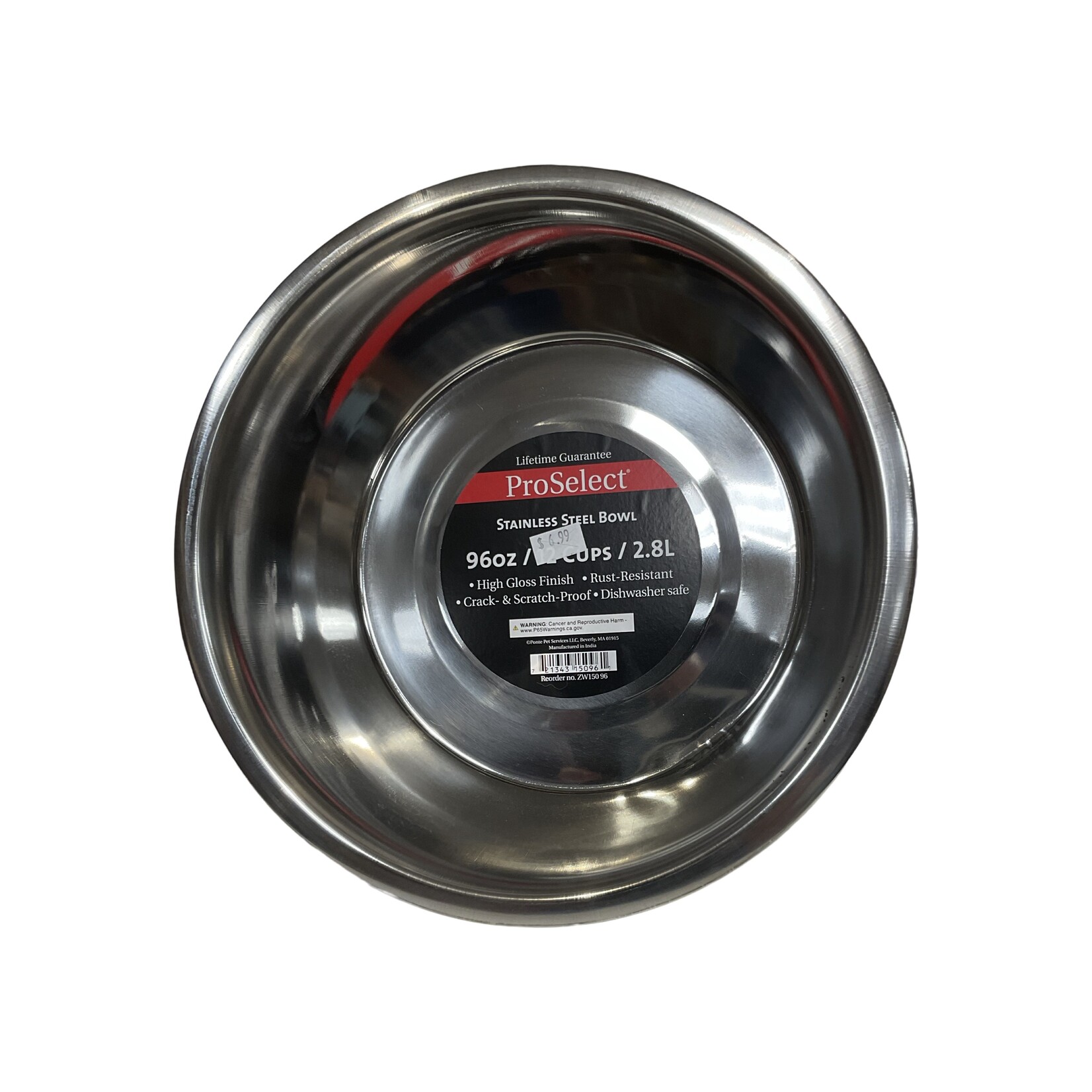 Proselect Stainless Steel Bowl