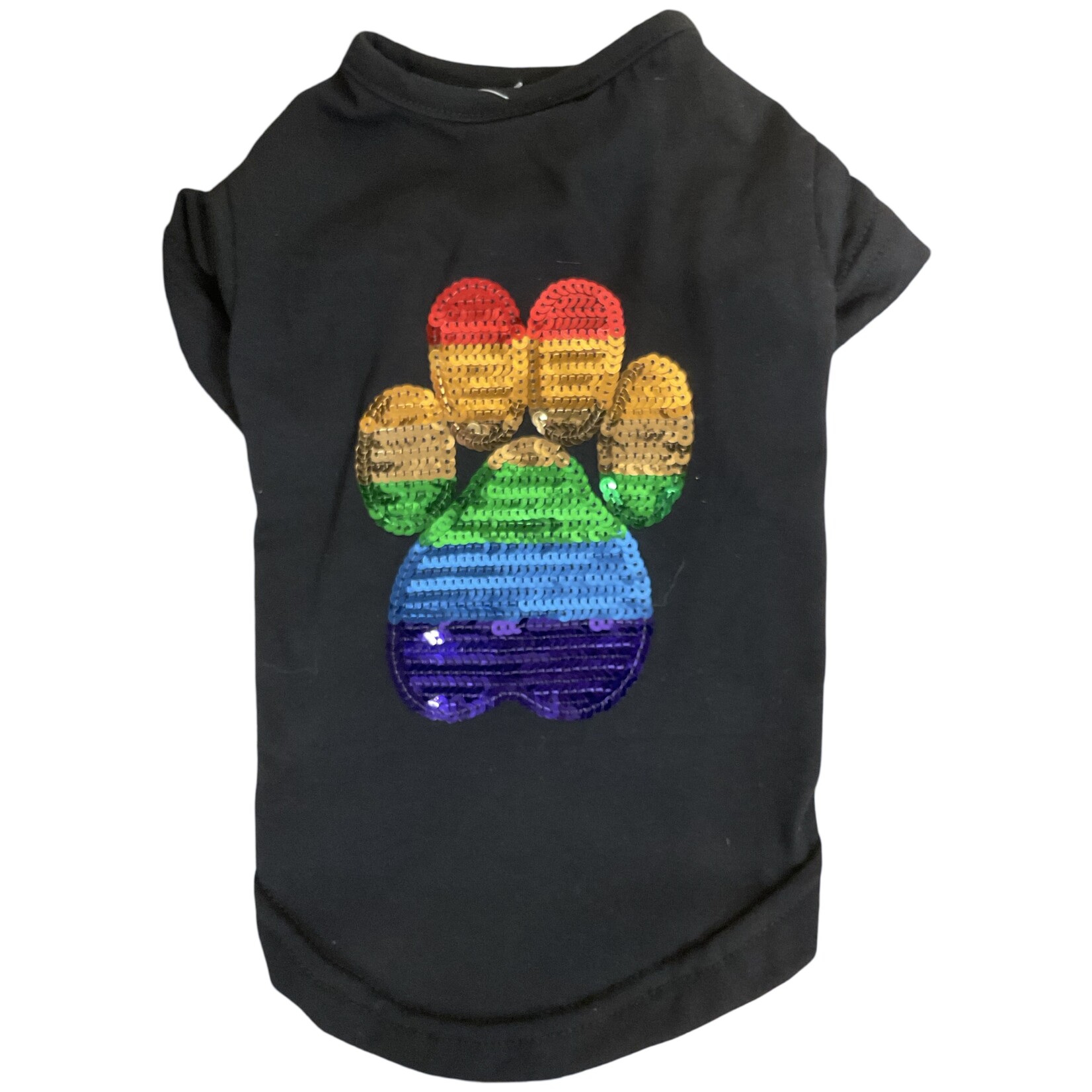 Sequin Paw Pride Tee