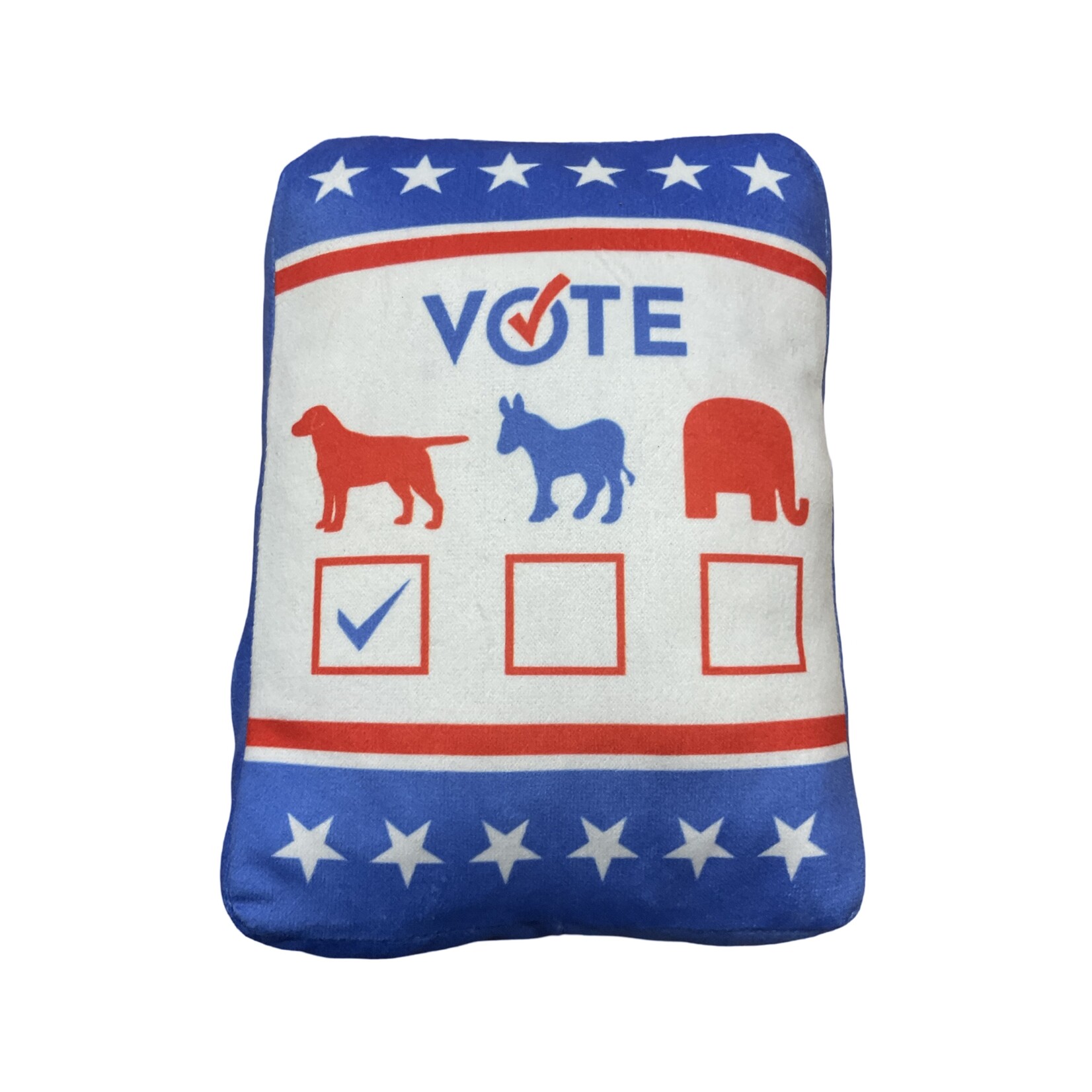Puproar Pawsidential Ballot Squeaker Dog Toy