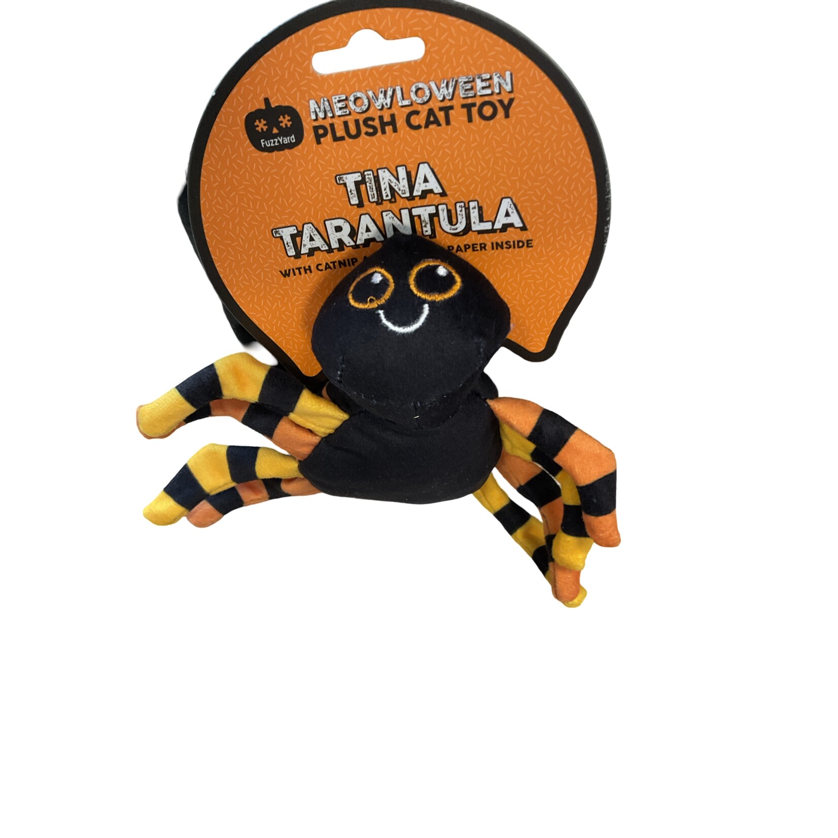 Fuzzyard Fuzzyard Meowloween Plush Cat Toy - Tina Tarantula