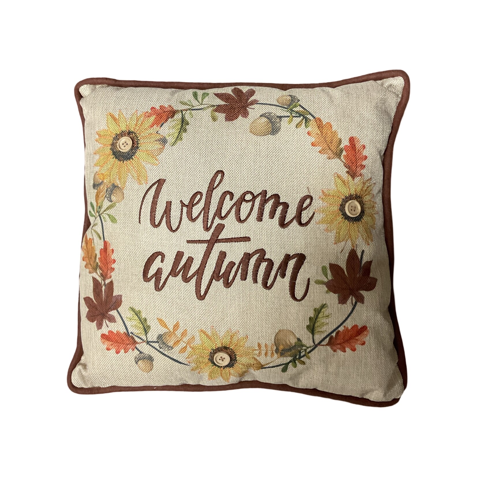 Ganz Welcome Autumn Pillow