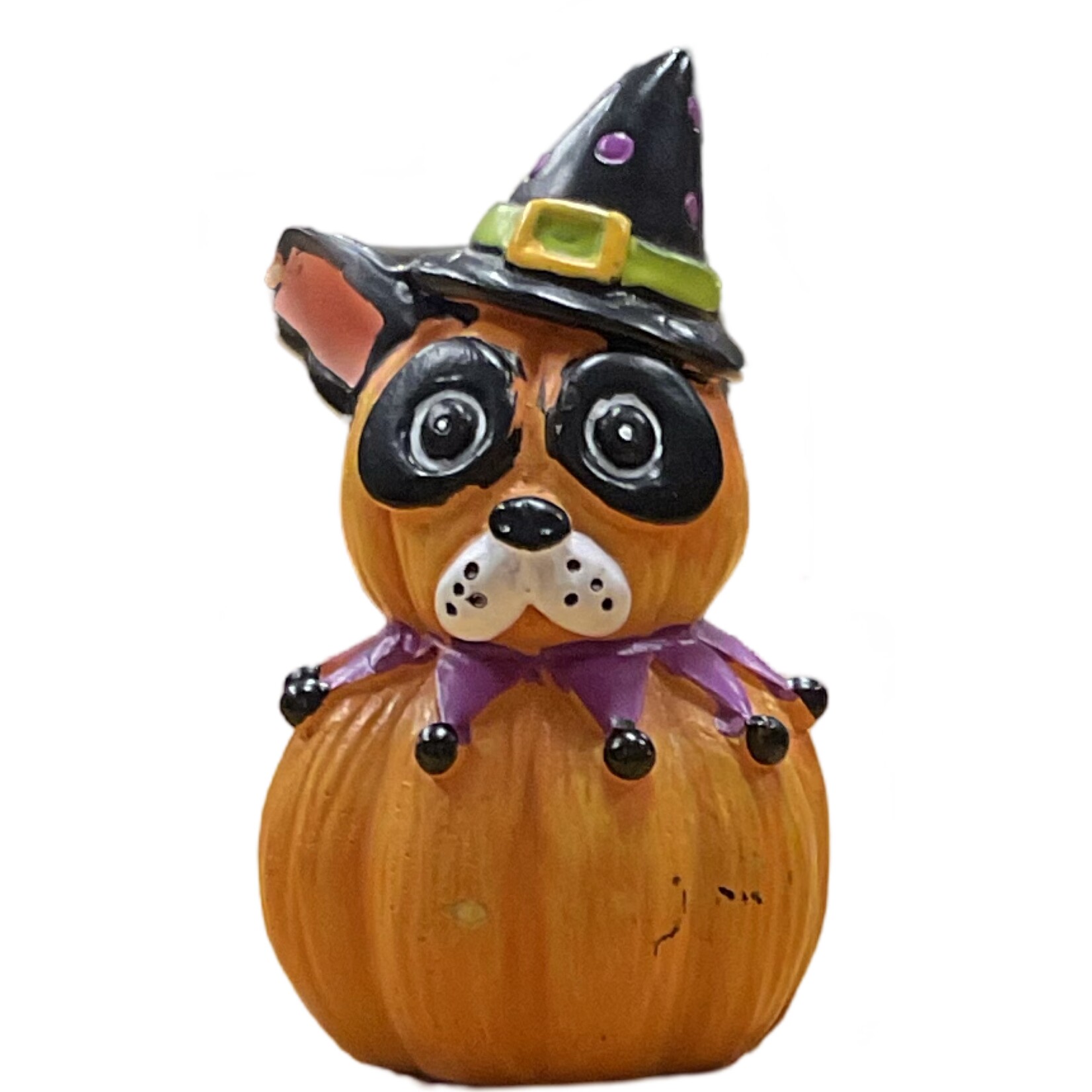 Ganz Dog Pumpkin Figurine