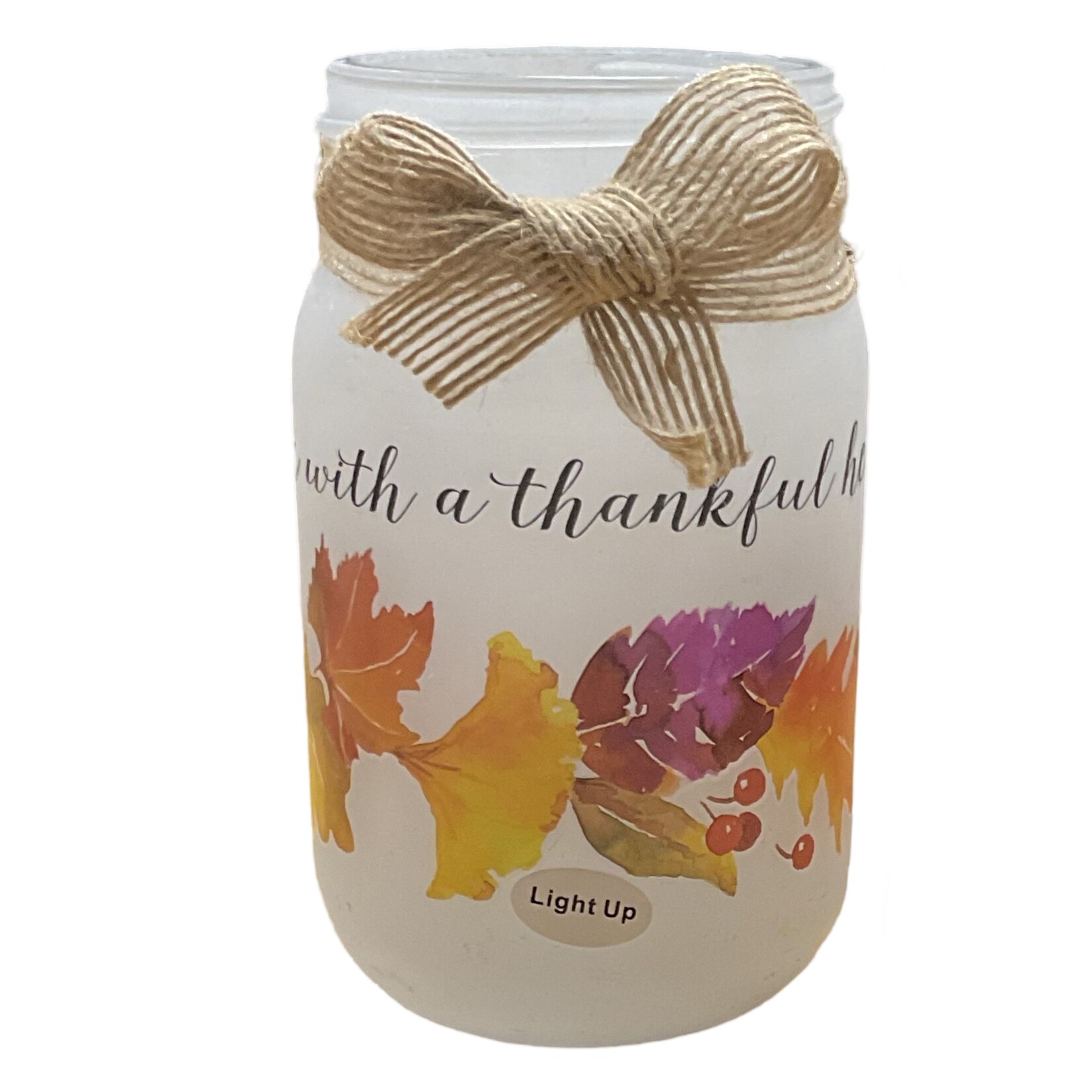 Ganz Autumn Light Up Mason Jars