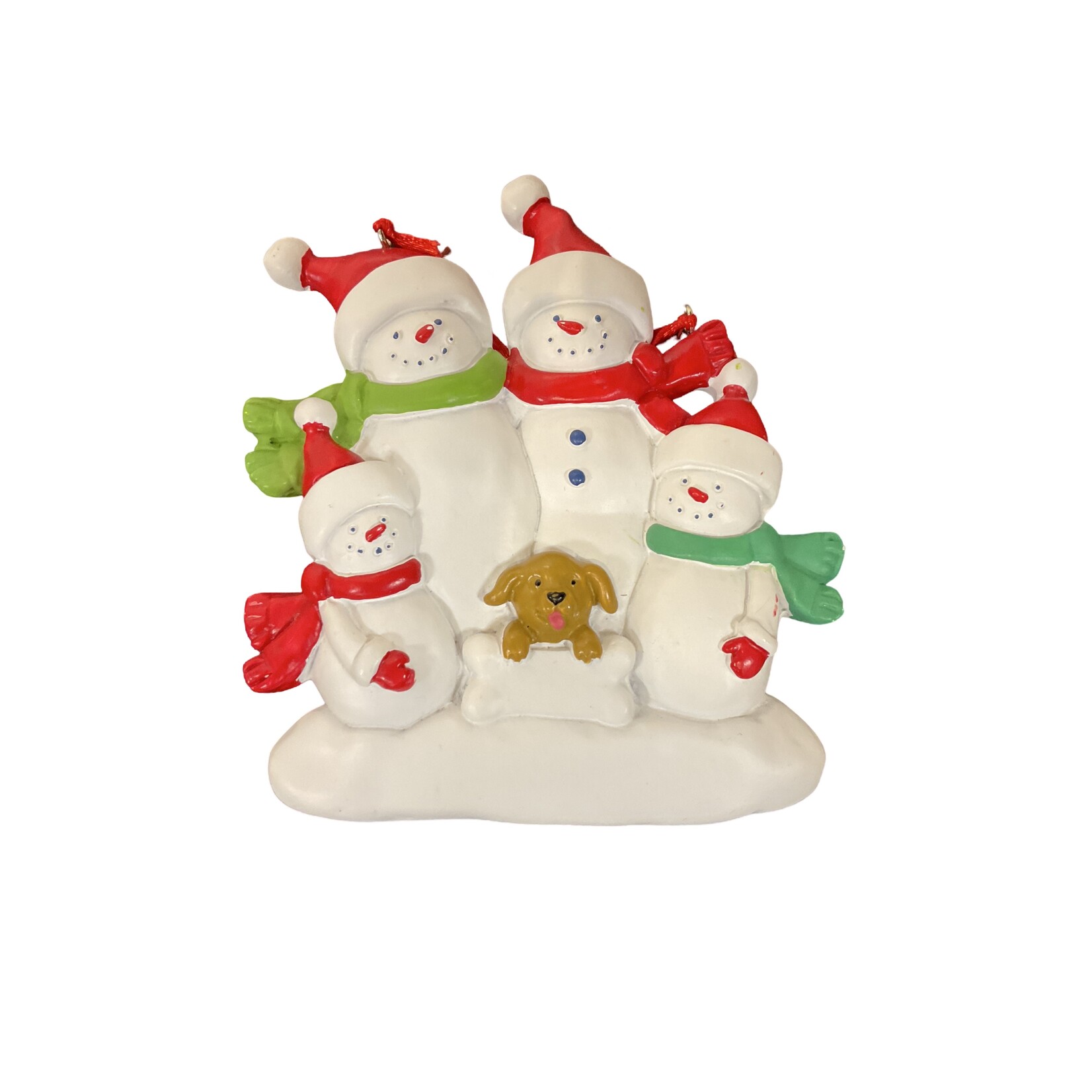 Midwest Midwest Cbk Snowman Family Personalized Ornament