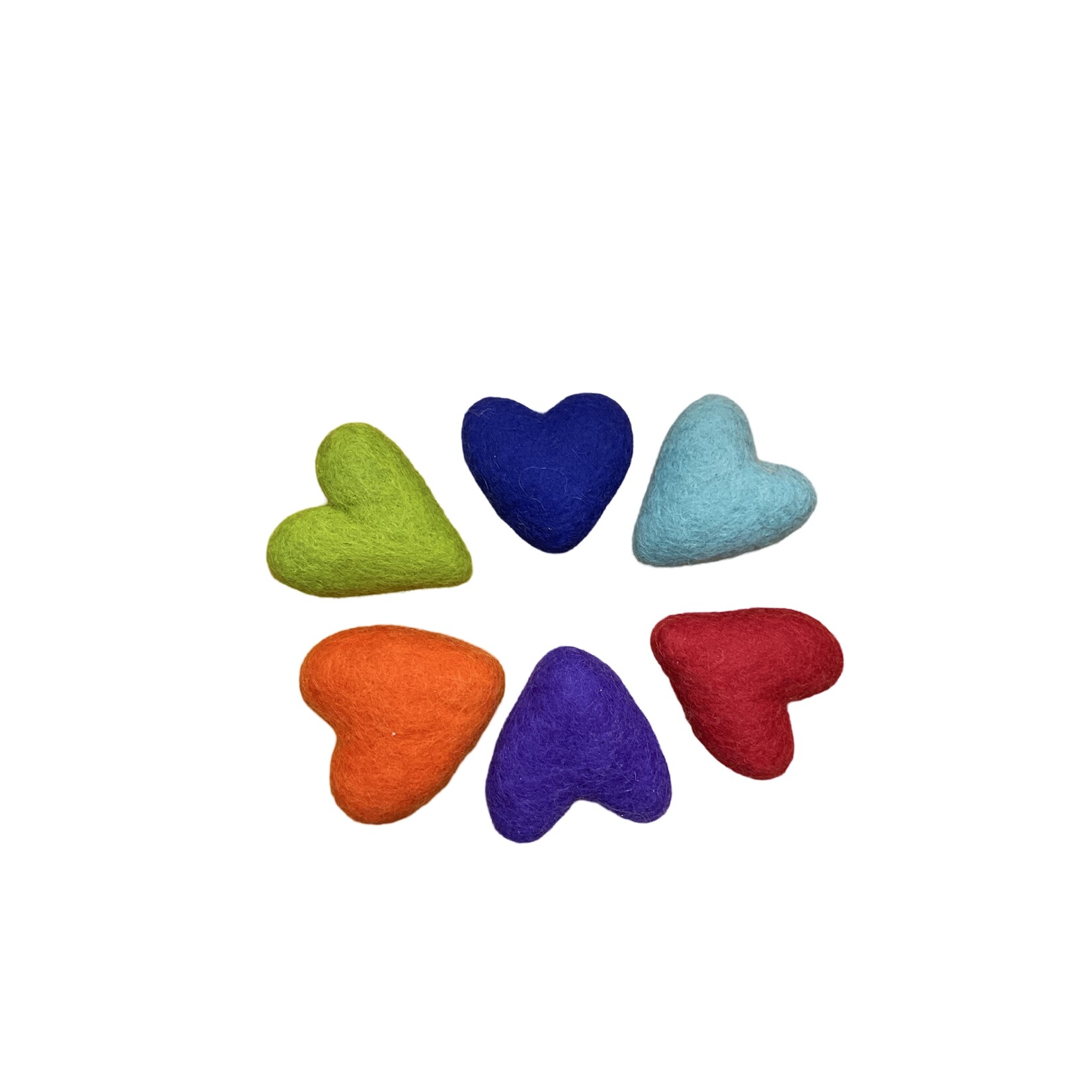 Karma Cat Wool Heart Toy