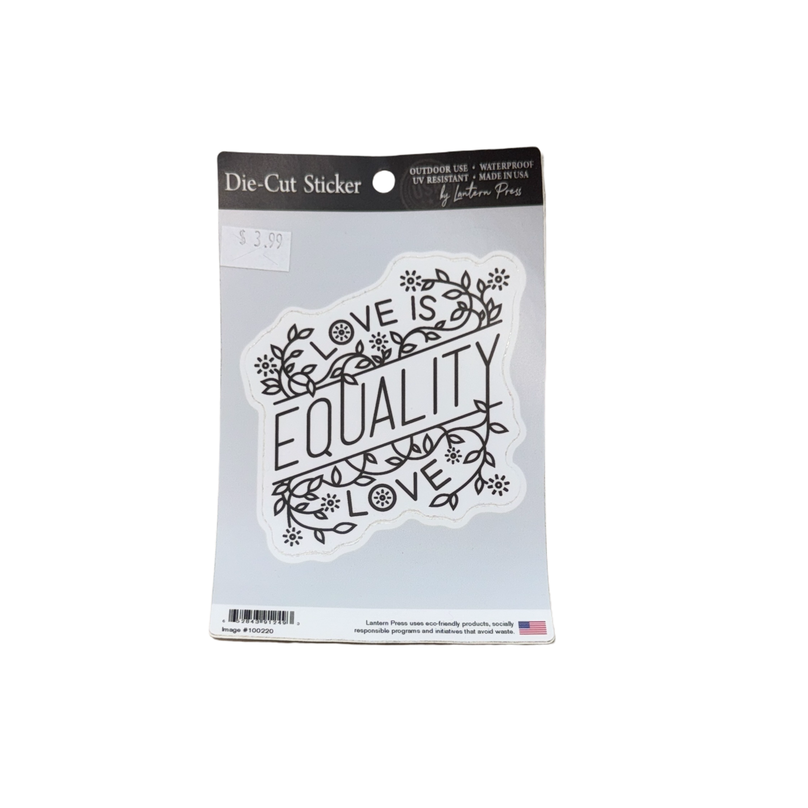 Lantern Press Equality Ally Pride Sticker