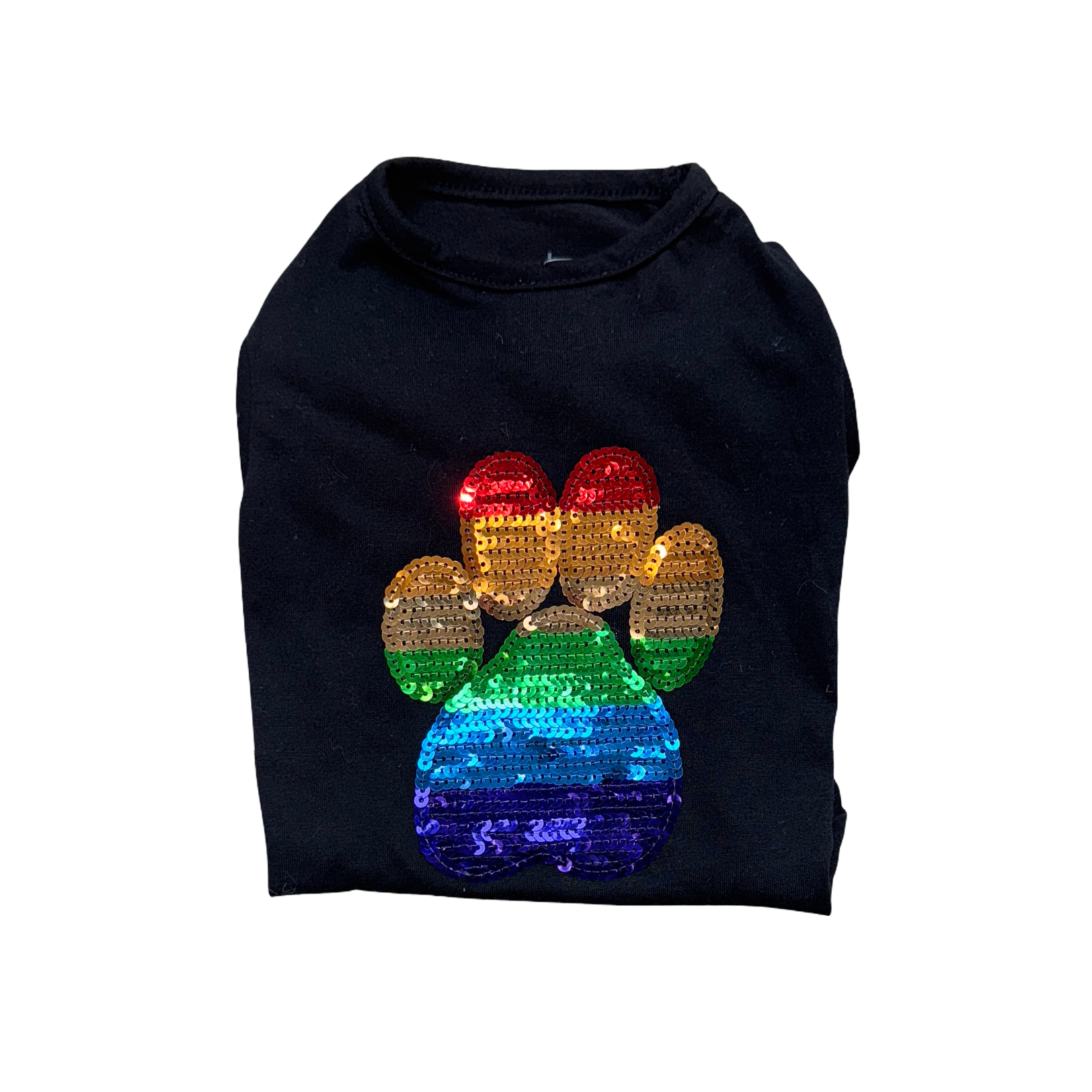 Sequin Paw Pride Tee