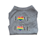 Love Is Love Dog T-Shirt