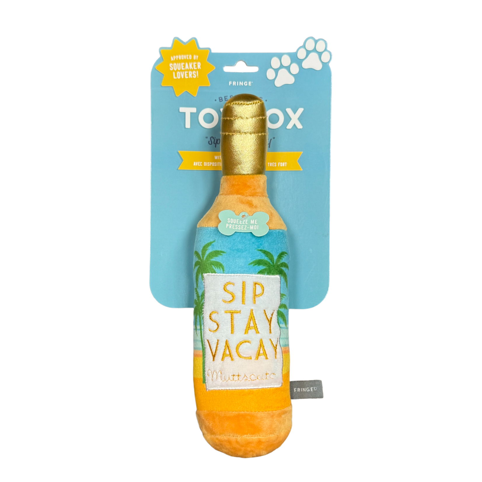 Toy Box Sip Stay Vacay Plush Toy