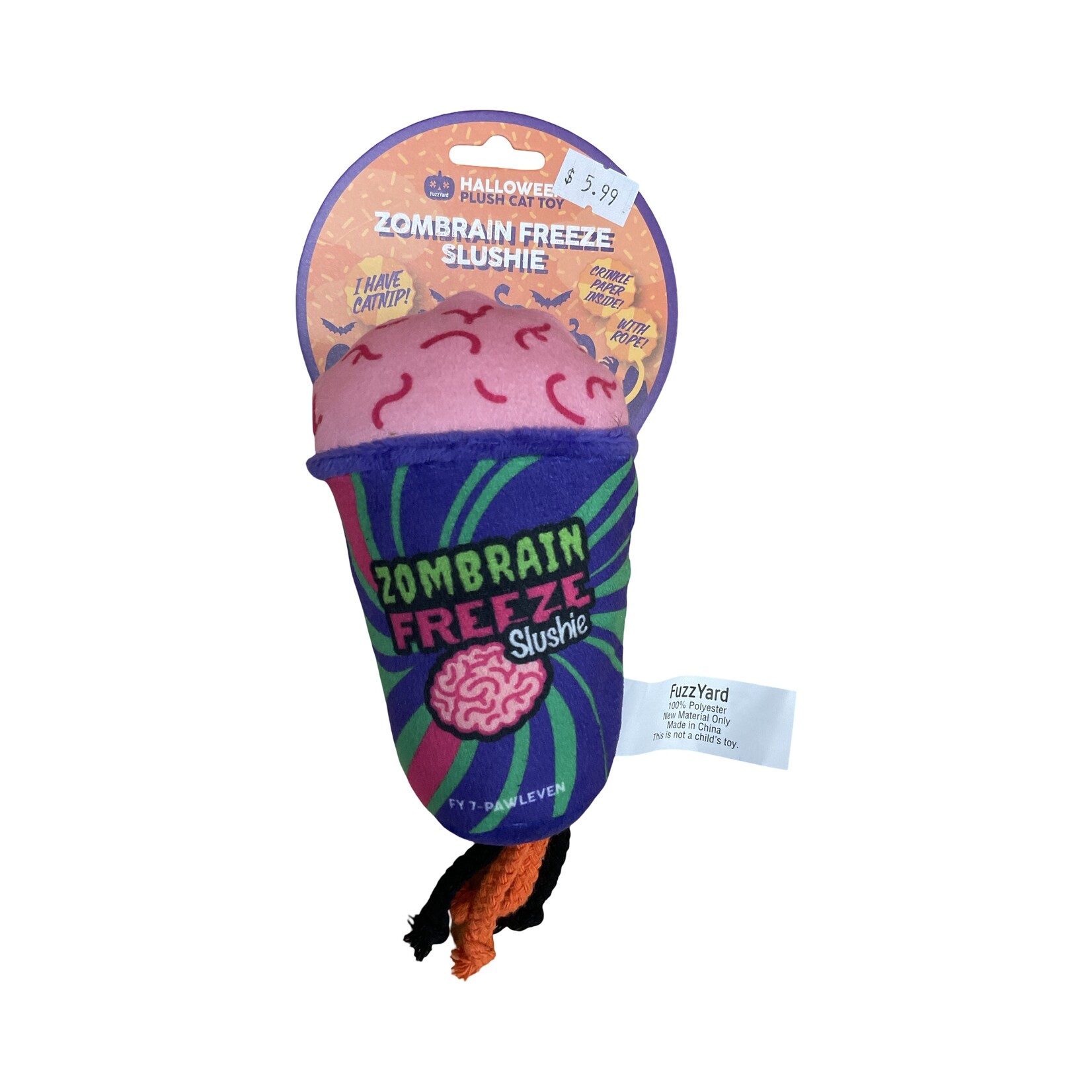 Fuzzyard FuzzYard Zombrain Freeze Slushie cat toy