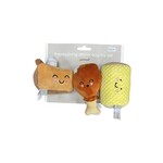 Pearhead Pearhead Thanksgiving Dinner dog toy set