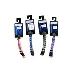 Casual Canine Two Tone Pawprint Dog Collar