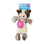 Outward Hound Outward Hound Ranch Roperz Cow Plush Squeaky Dog Toy