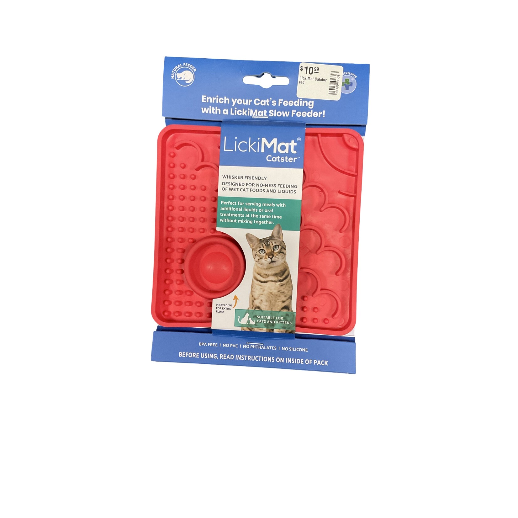 LickiMat Catster red