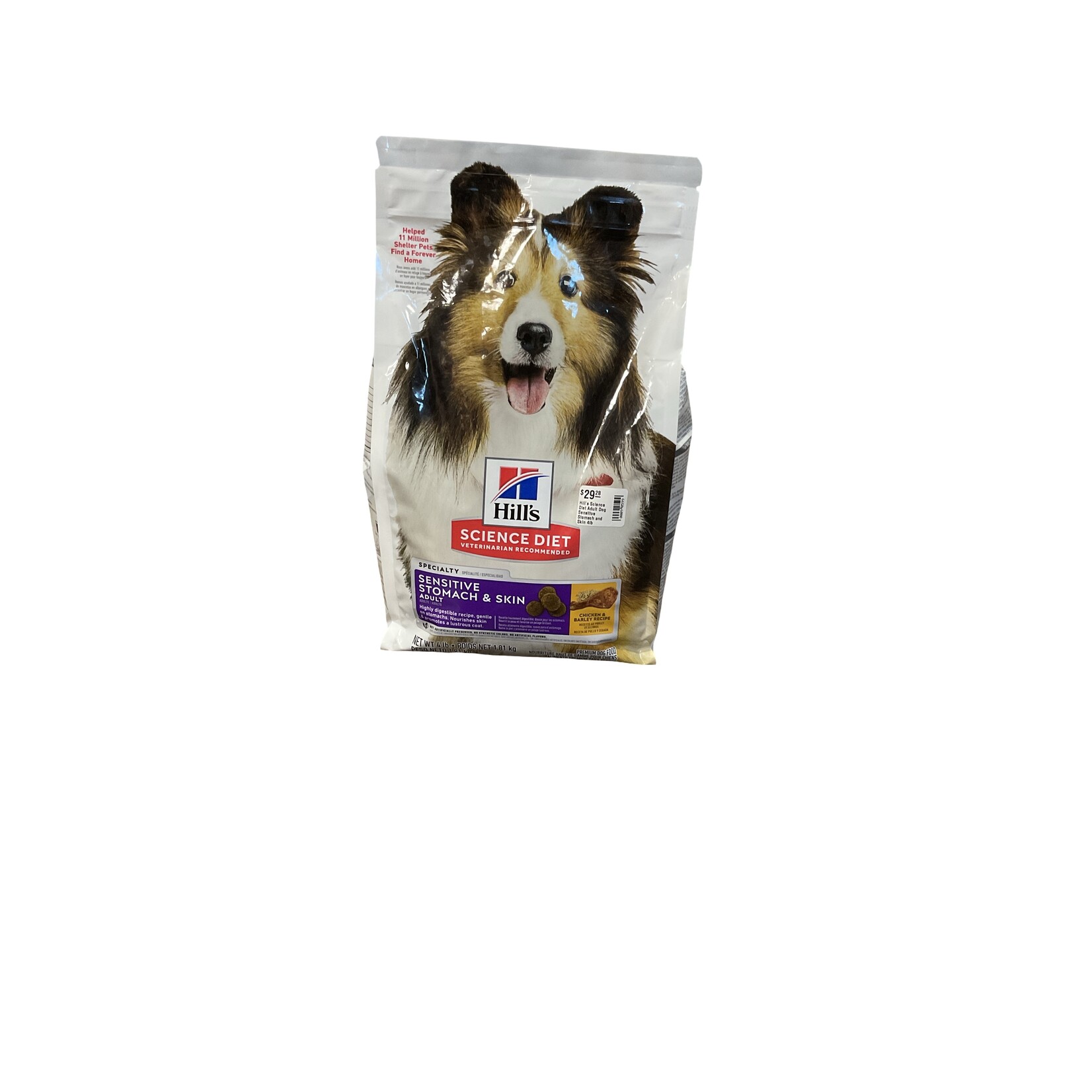Hill's Science Diet Hills Science Diet Adult Dog Sensitive Stomach and Skin 4lb