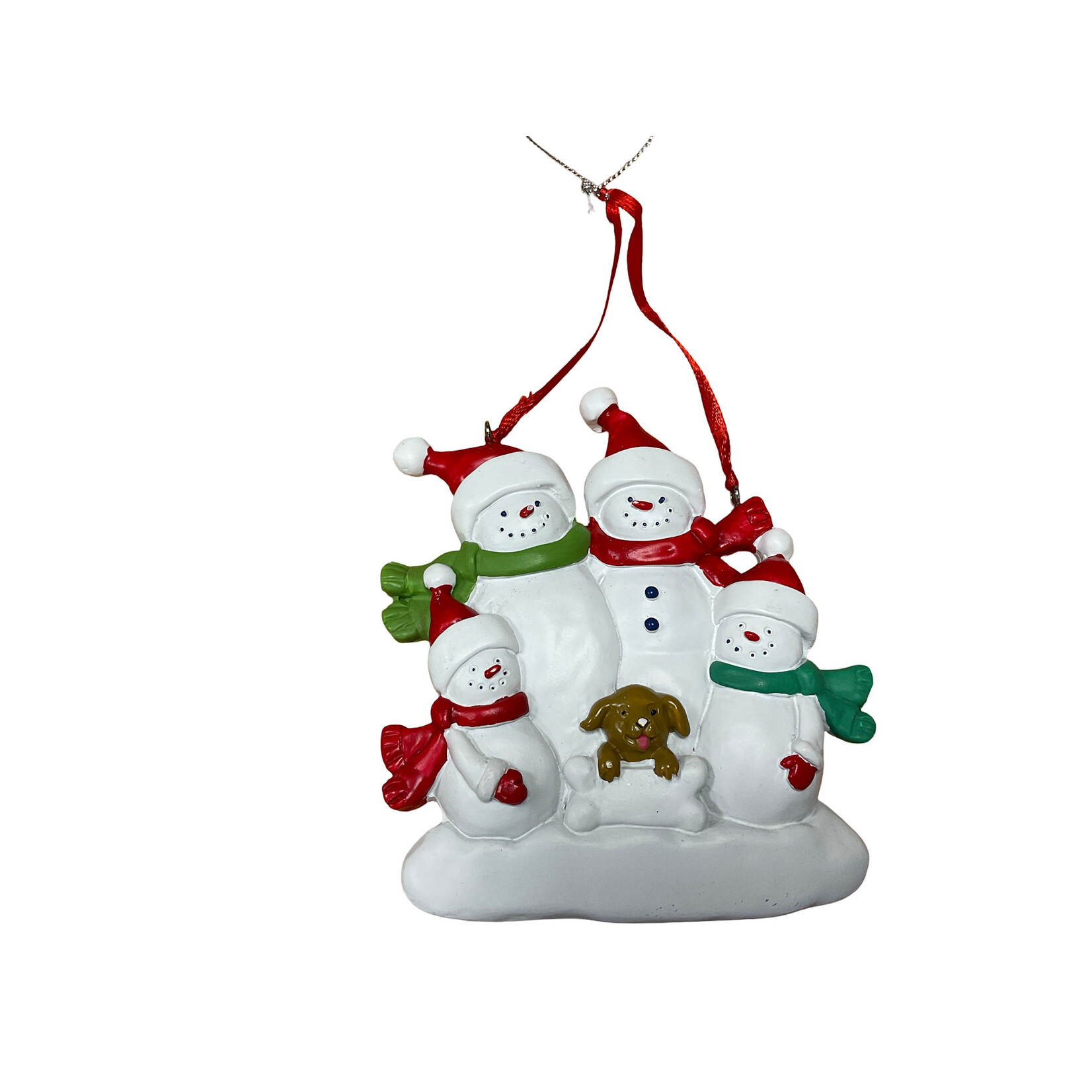 Midwest Cbk Snowman Family Personalized Ornament
