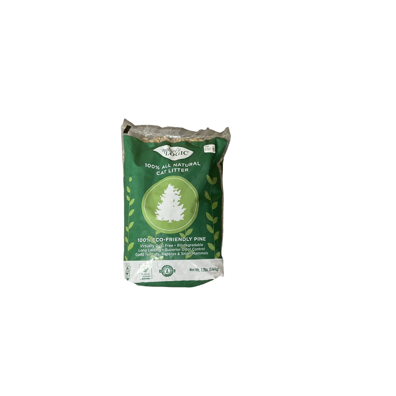 Natures Logic pine pellet cat litter 12lbs