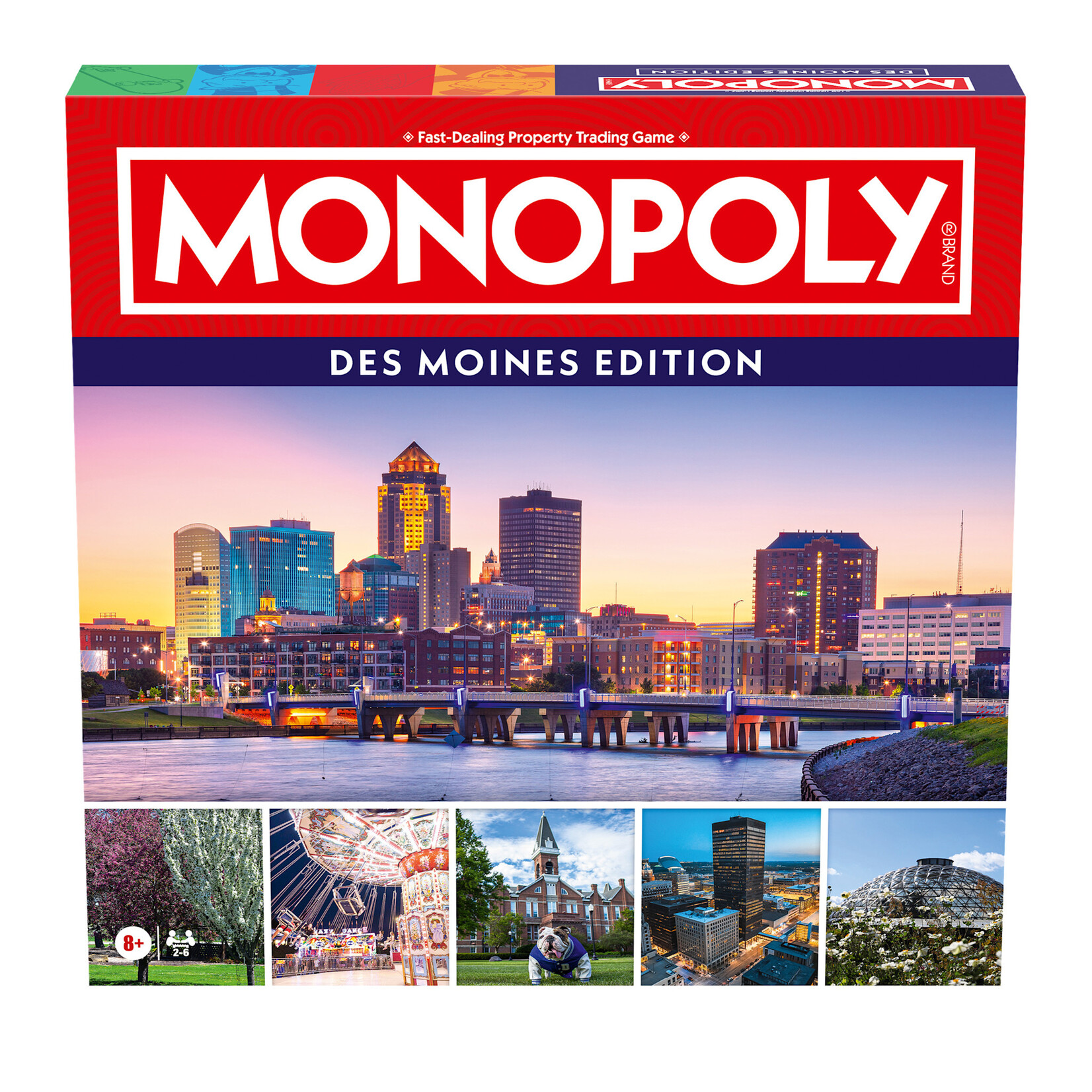 Hasbro Monopoly Game Des Moines Version