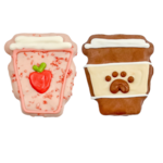 Bosco and Roxy Bosco and Roxy's Pawsome Pink Smoothie and Barkuccino Cookie