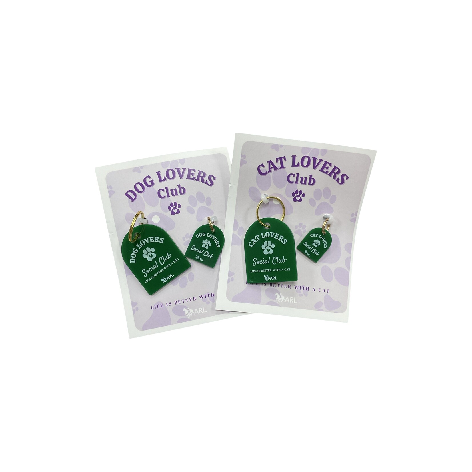 ARL Social Club Keychain and Tag