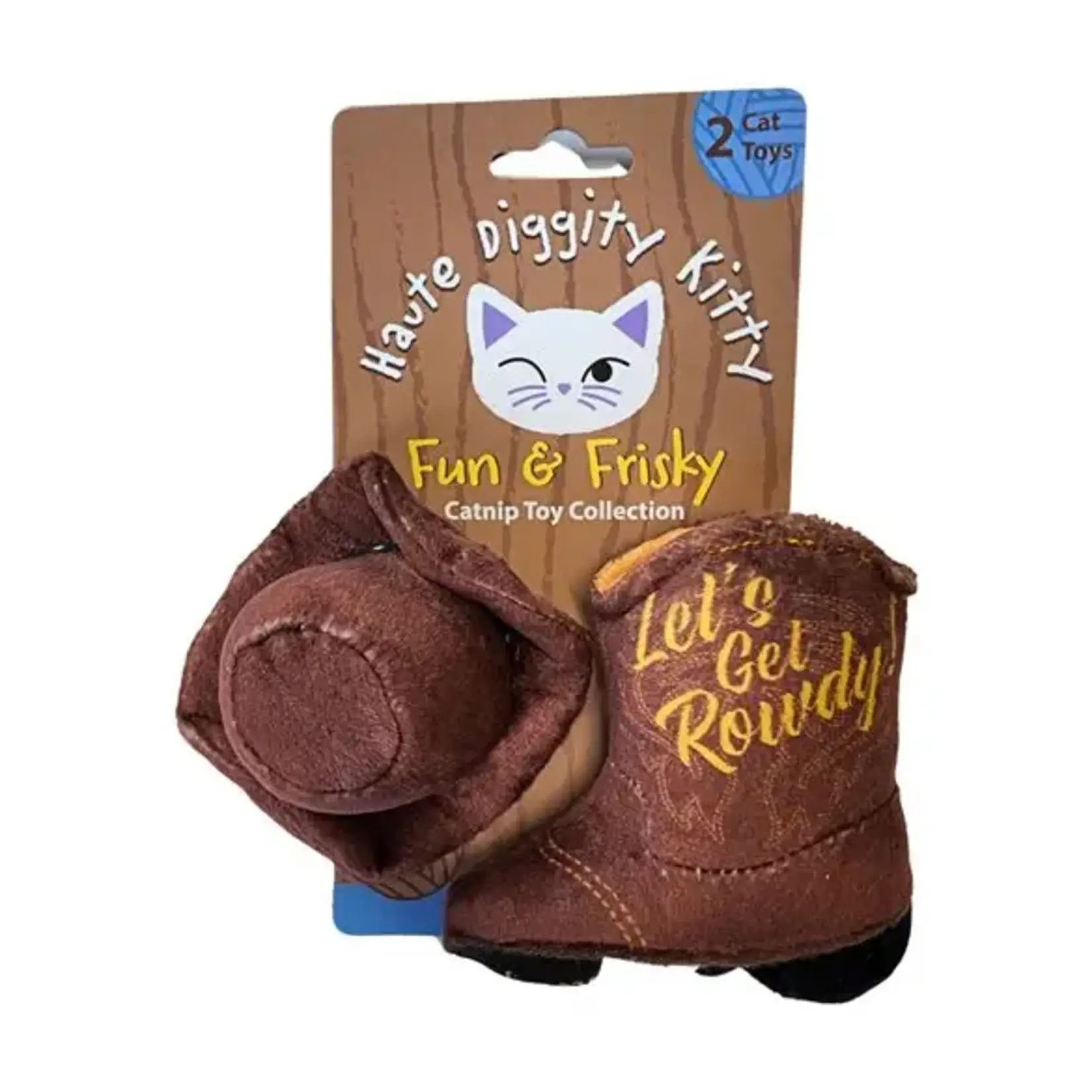 haute Diggity Kitty Kitty Cowboy Cat Toy Set