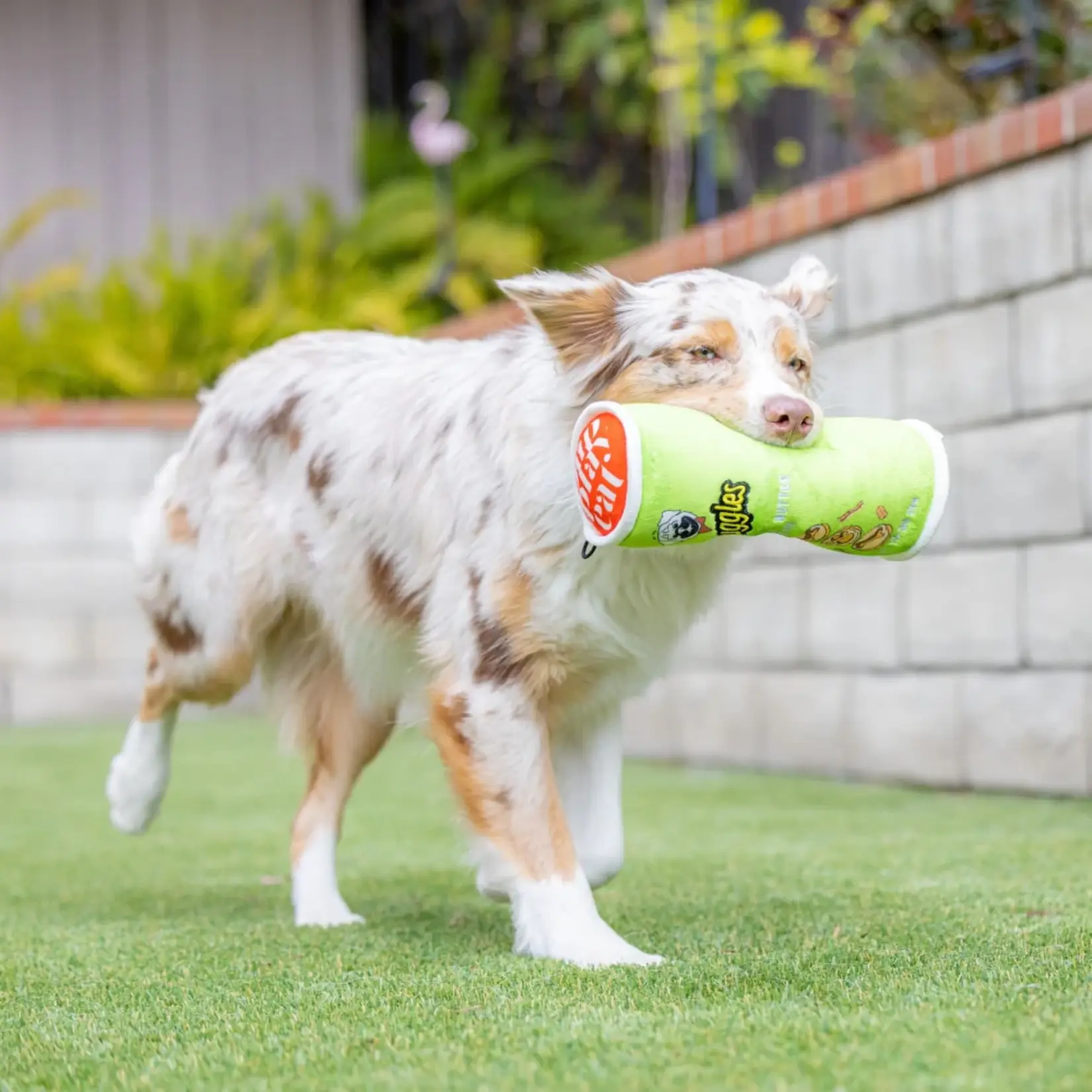 Lulubelles Puggles Can Dog Toy
