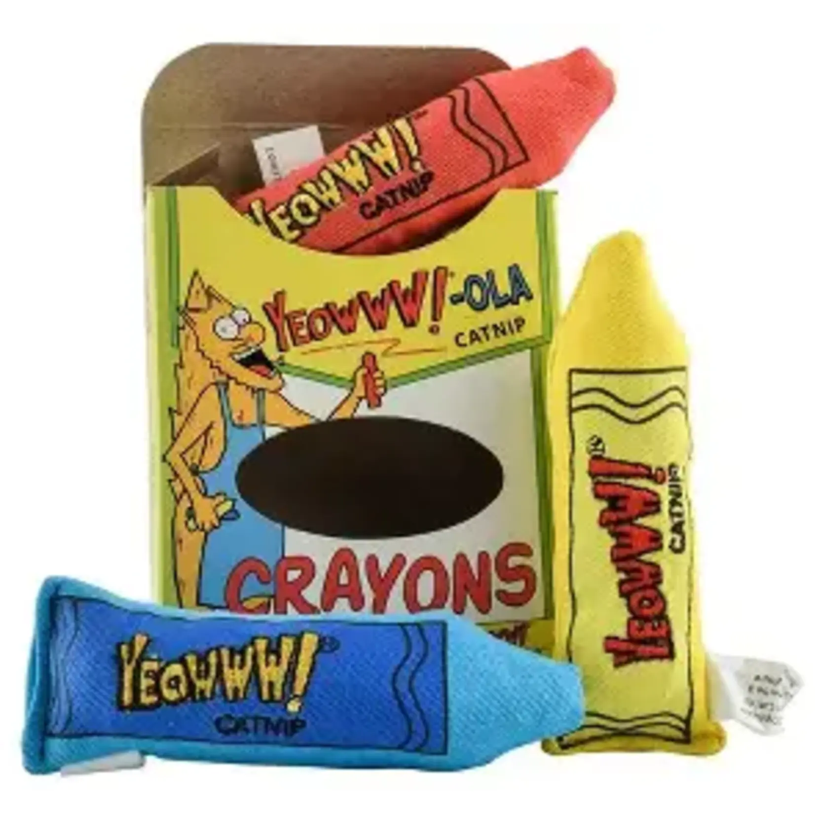 Yeowww! Yeowww!-ola Catnip Crayons