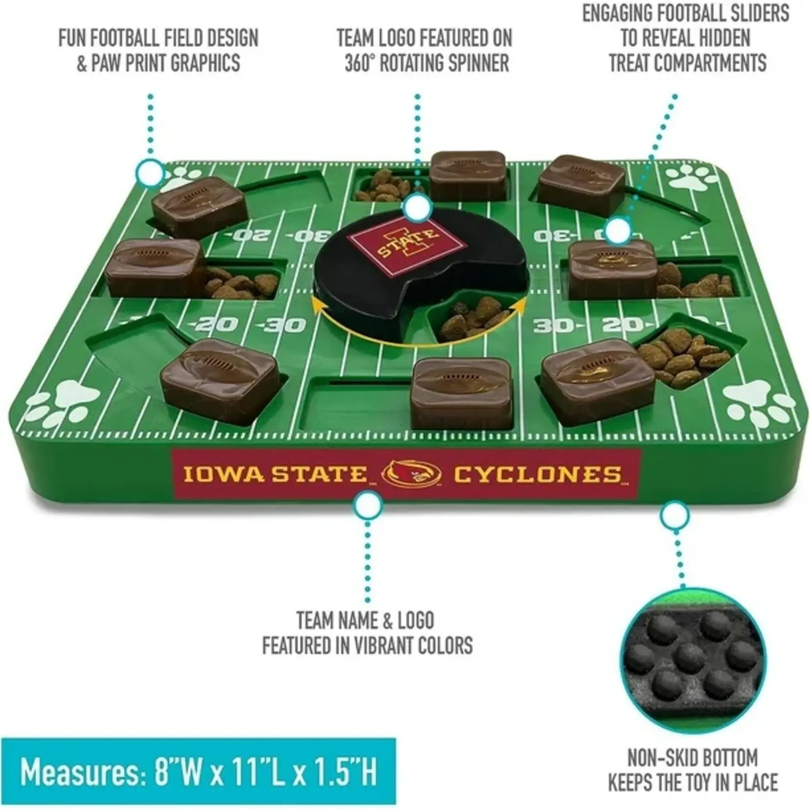Collegiate Collegiate Interactive Treat Puzzle Dog/Cat toy