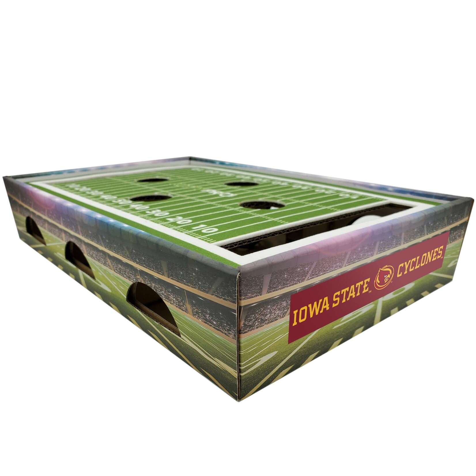 Collegiate Iowa State Seek and Find Cat Scratcher Toy