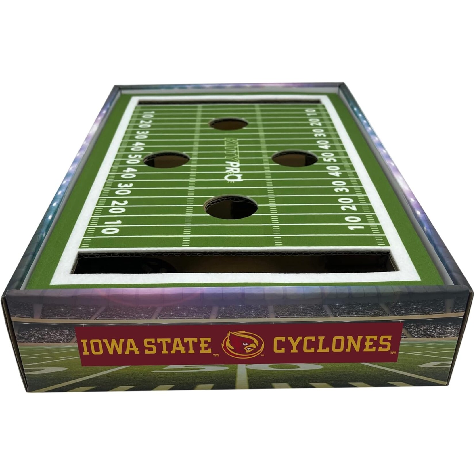 Collegiate Iowa State Seek and Find Cat Scratcher Toy