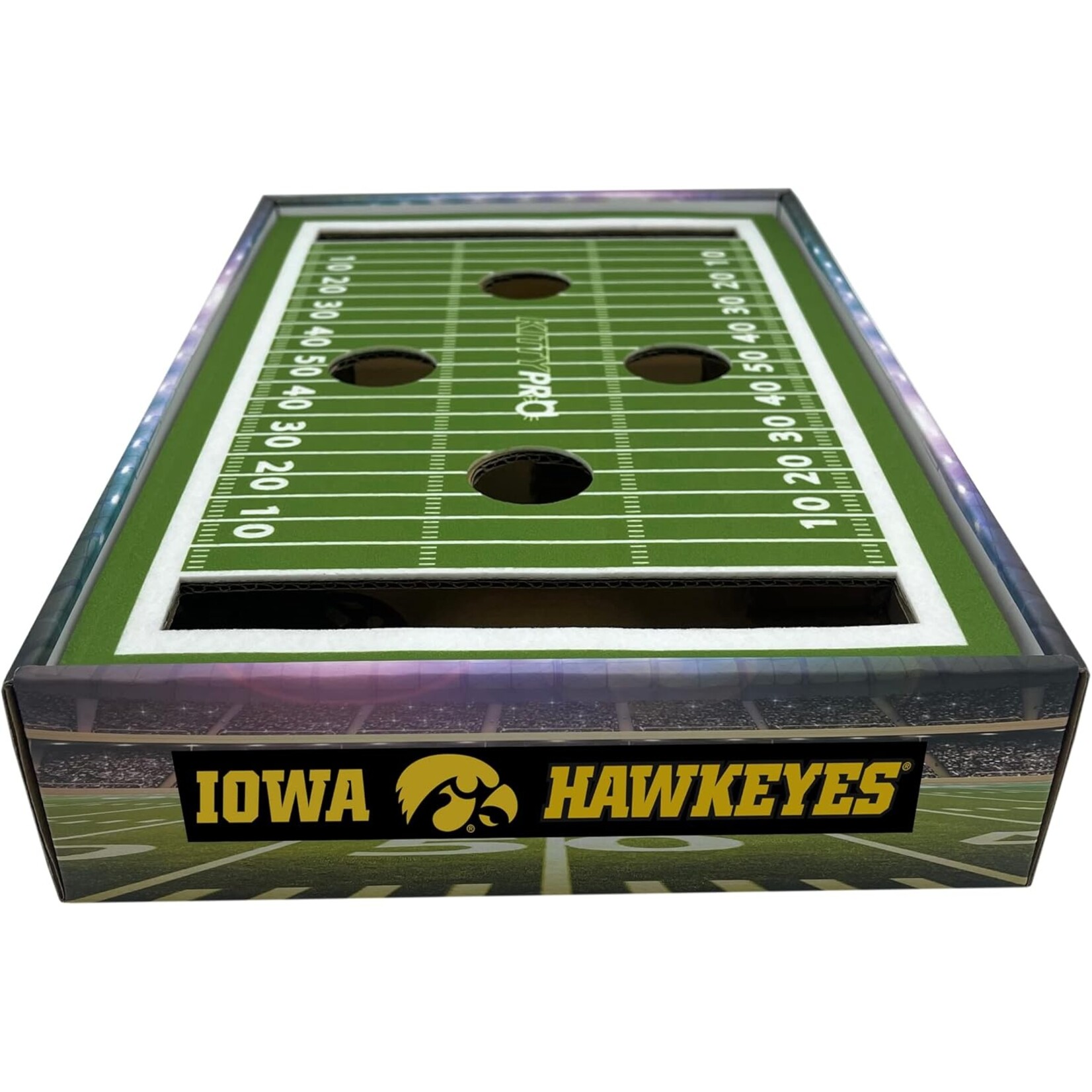 Collegiate Iowa Seek and Find Cat Scratcher Toy