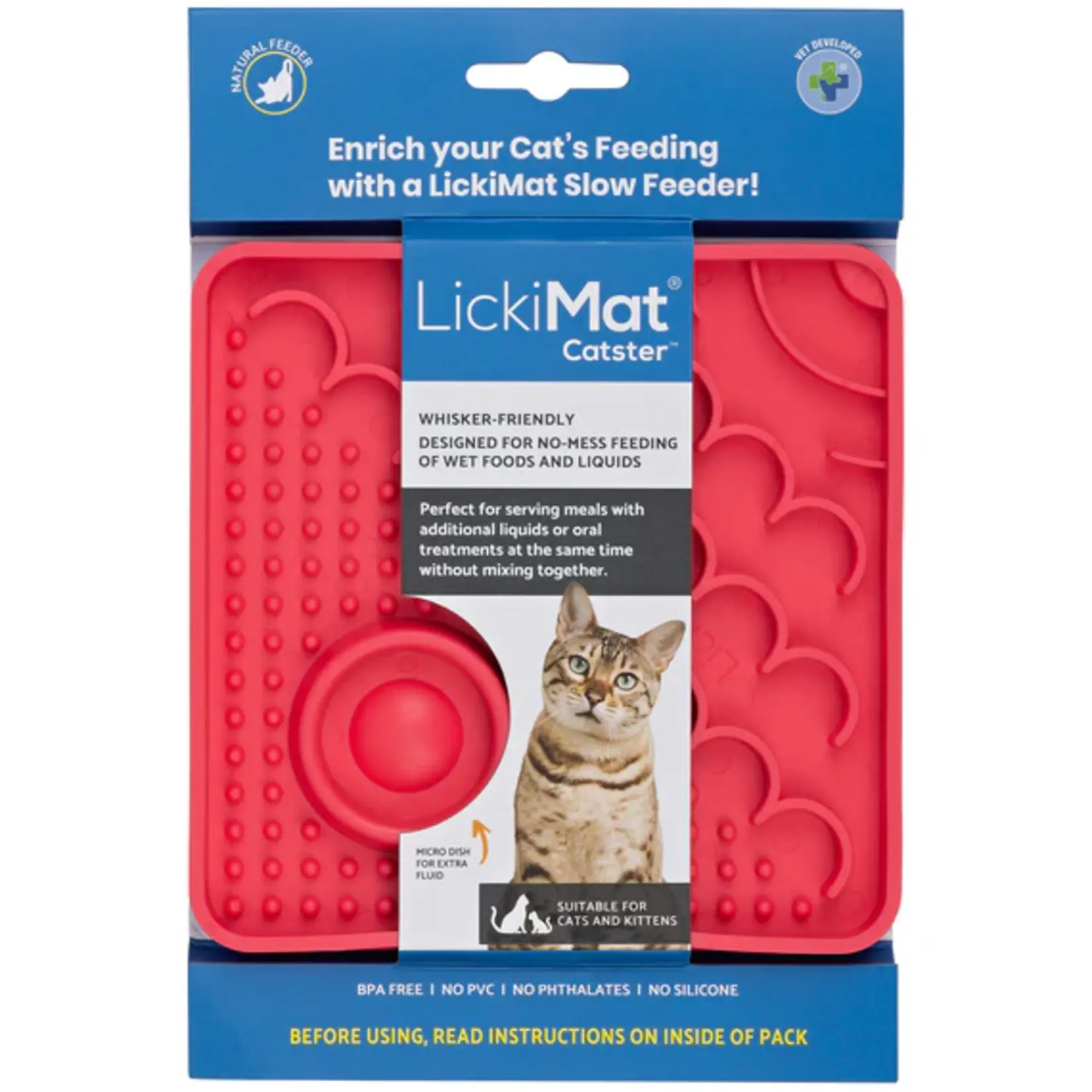 LickiMat Catster Red