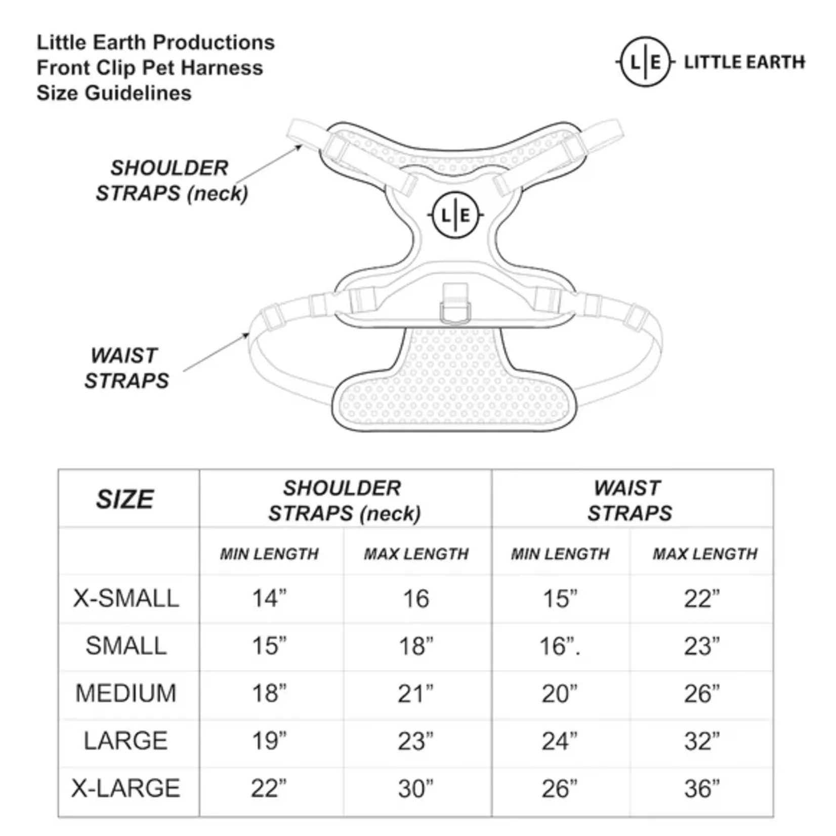 NCAA Front Clip Pet Harness