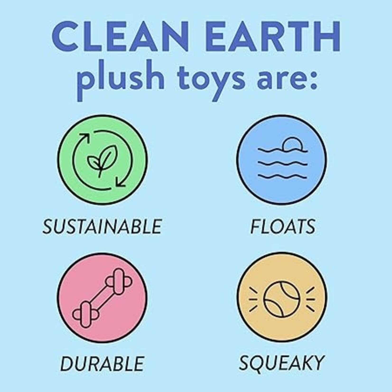 Spunky Pup Clean Earth Octopus Large