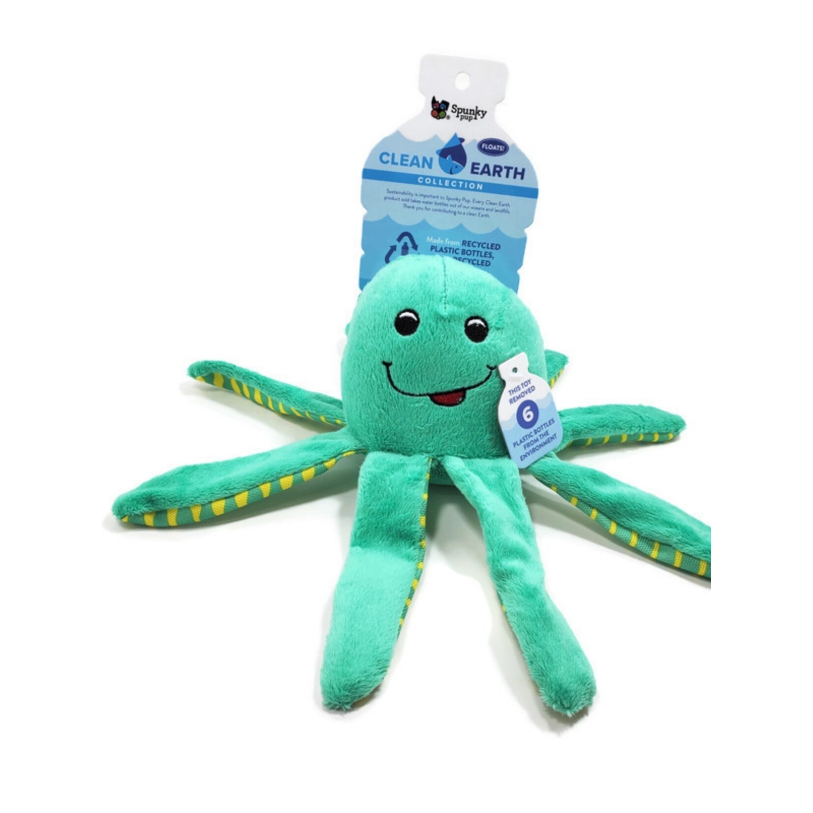 Spunky Pup Clean Earth Octopus Large