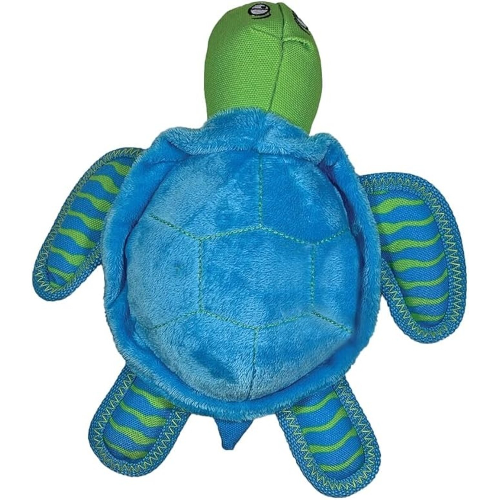 Spunky Pup Clean Earth Plush Turtle  Large