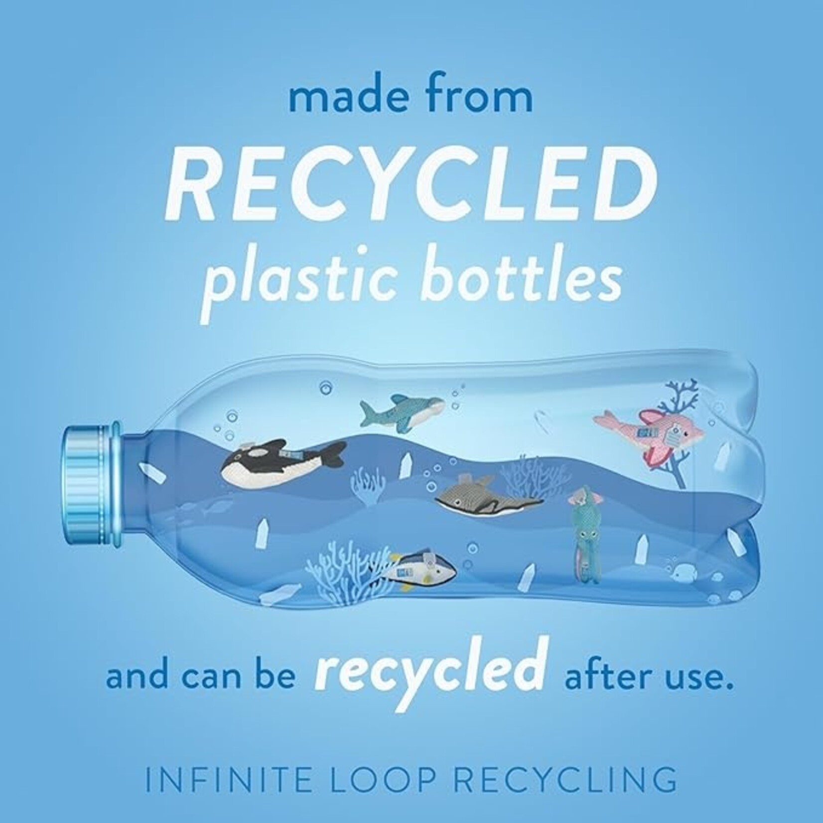 Spunky Pup Clean Earth Plush Turtle  Large