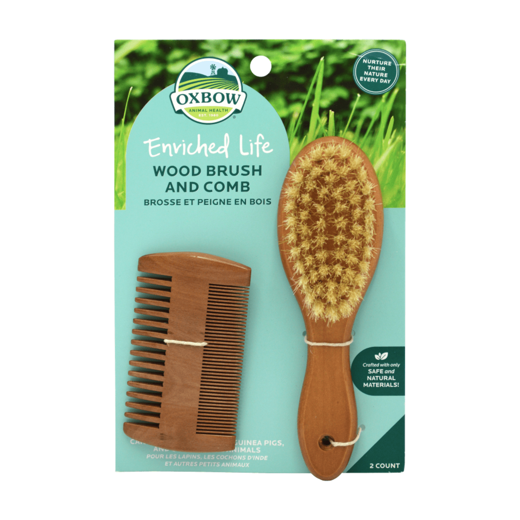 Oxbow Oxbow Small Animal Wood Brush & Comb
