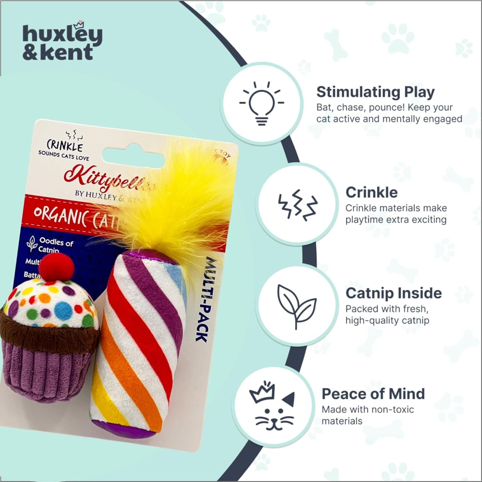 Huxley&Kent Huxley & Kent Meow Cupcake w/ Candle