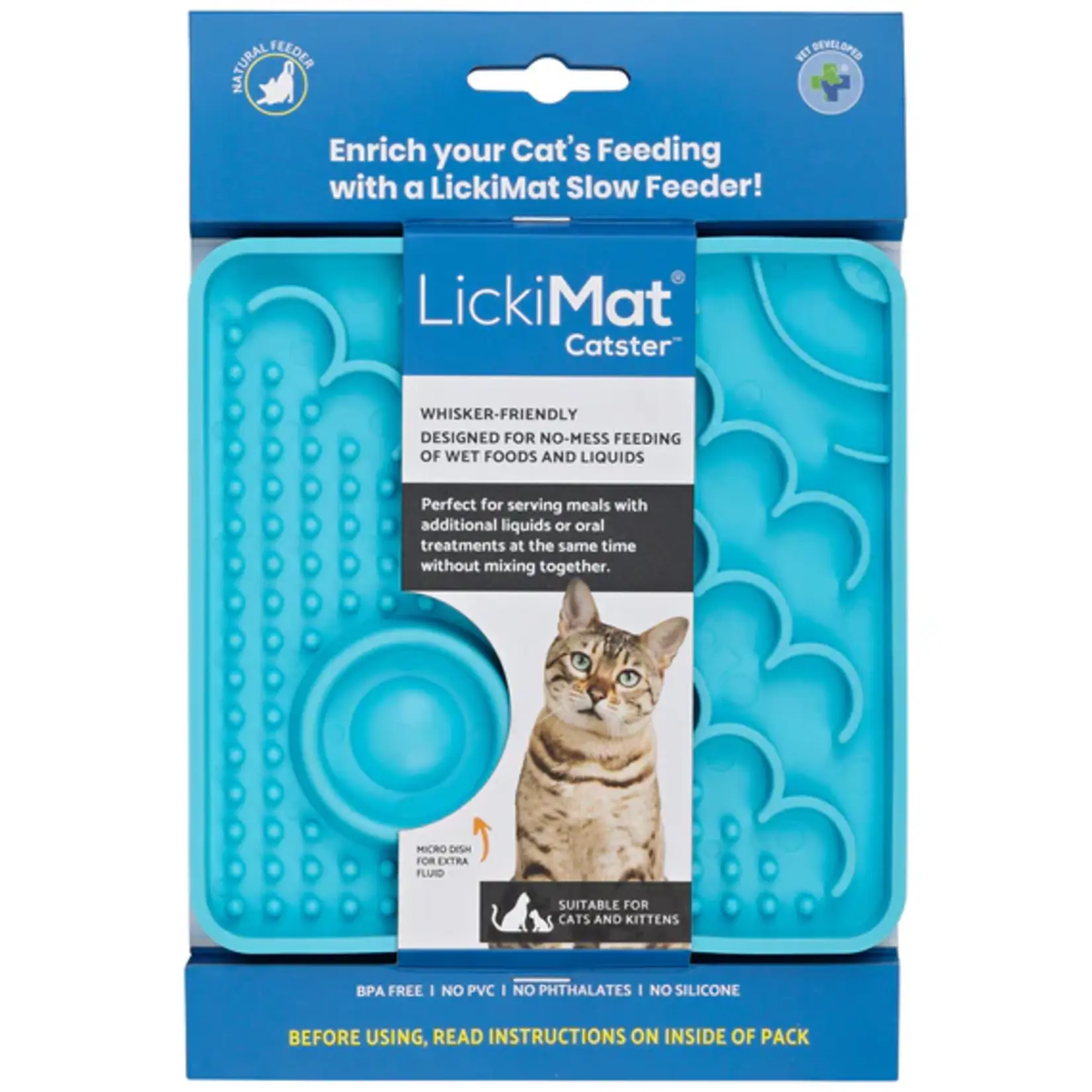 LickiMat Catster Blue