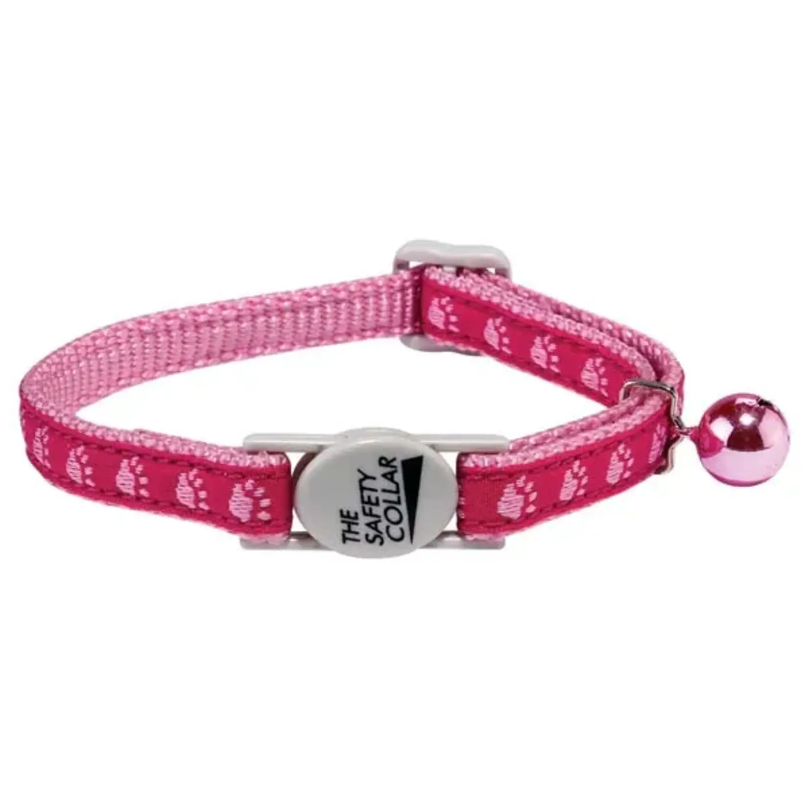 Meow Town Two Tone Pawprint Cat Collar