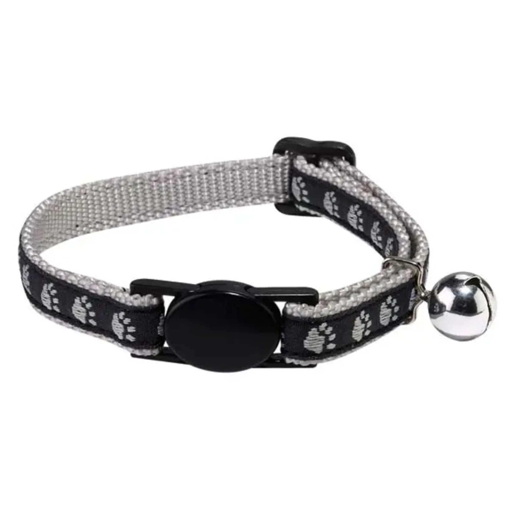 Meow Town Two Tone Pawprint Cat Collar
