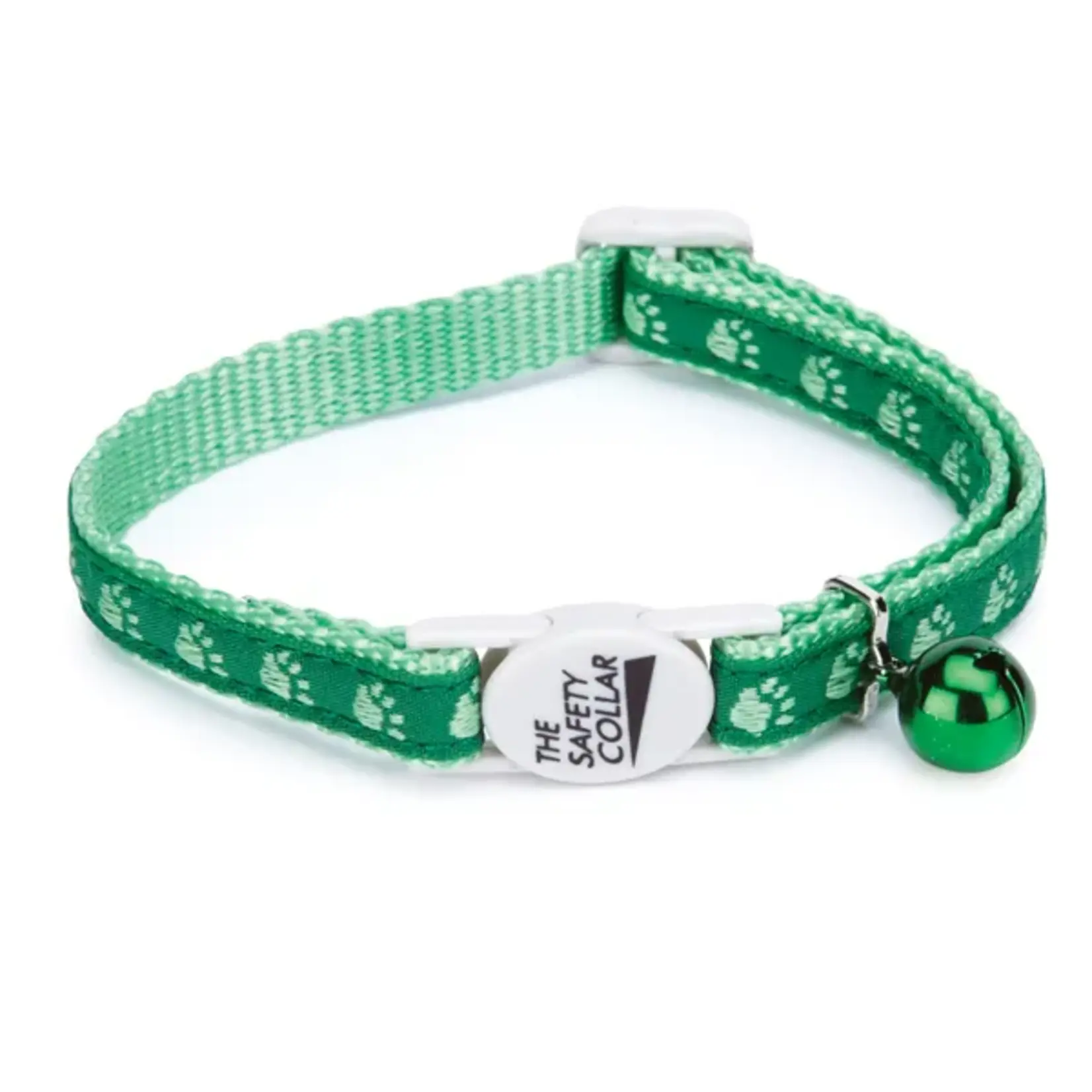 Meow Town Two Tone Pawprint Cat Collar