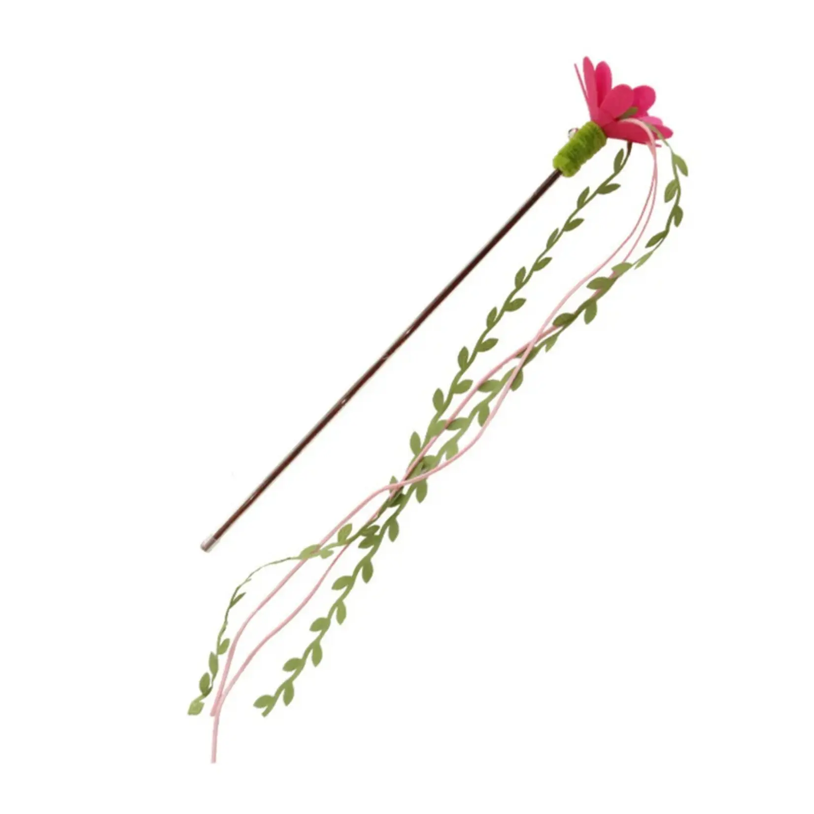 Cheerhunting Moo- Floral Cat Teaser Wand