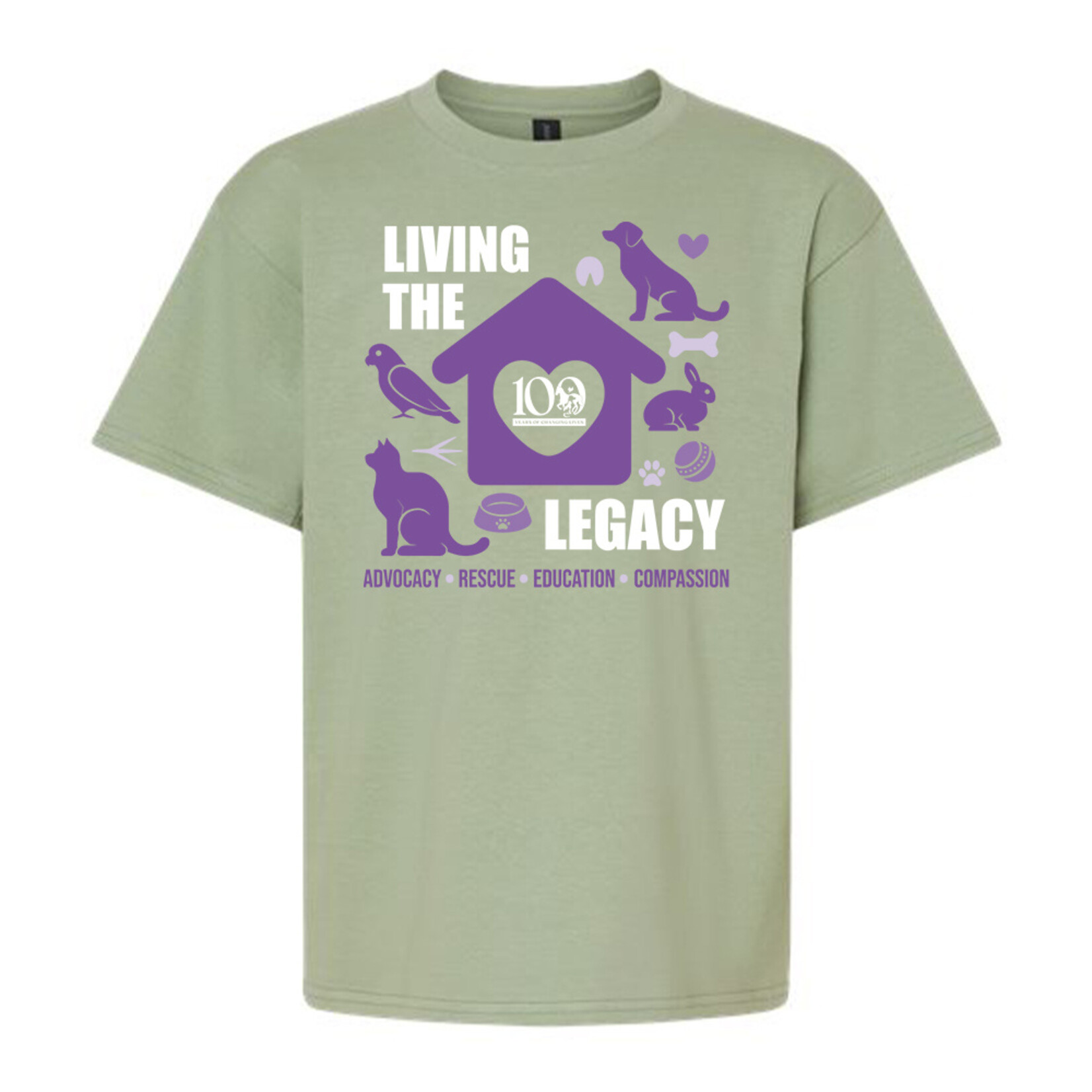 S&S Activewear 100-year Living the Legacy T-shirt