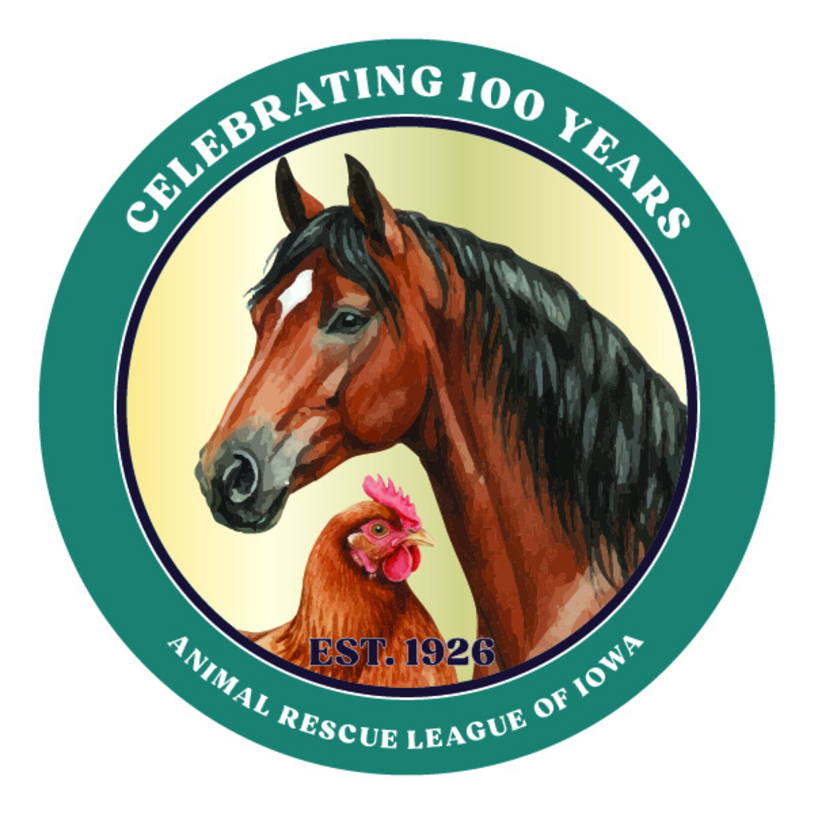 ARL 100 year stickers