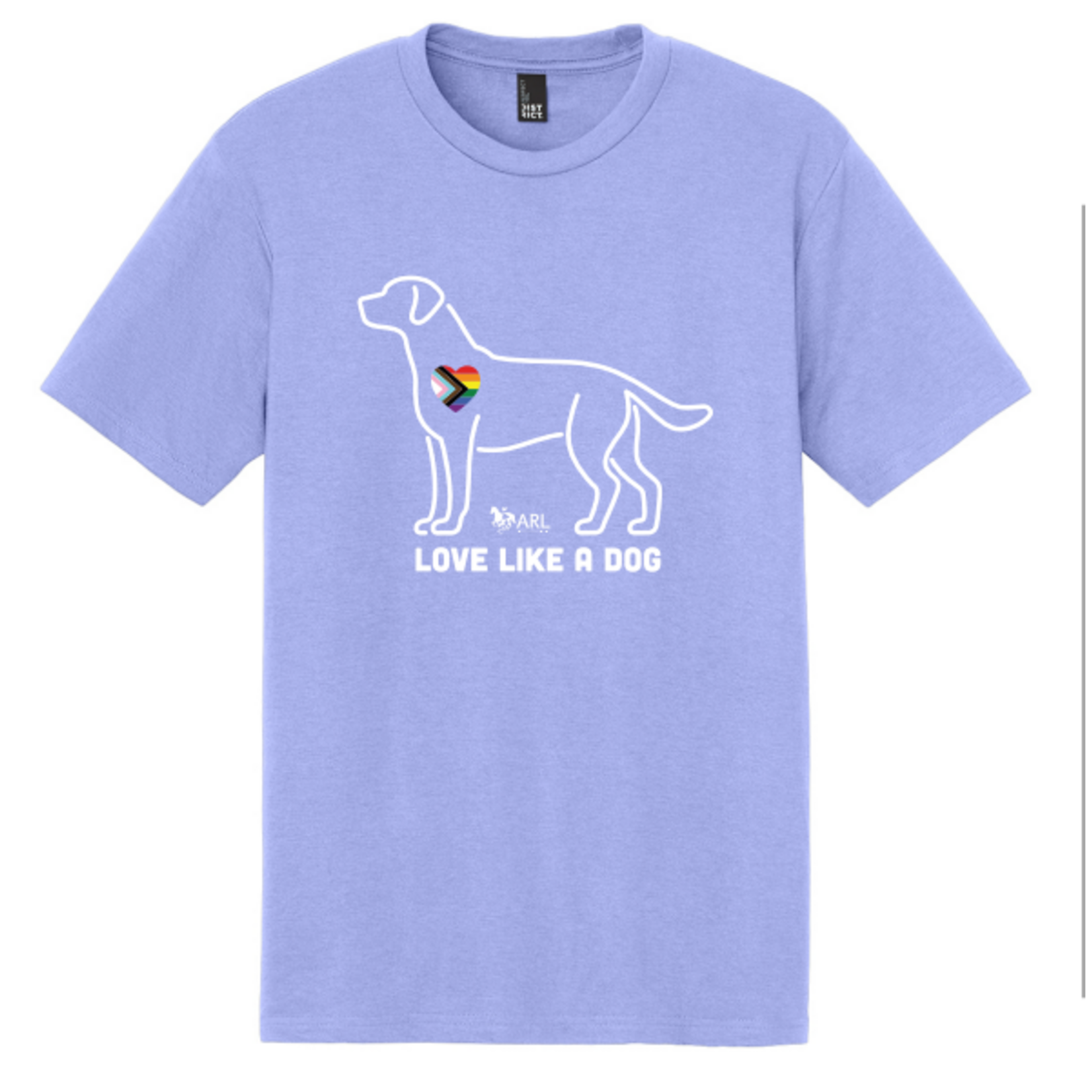 District Love like a Dog T-shirt PREORDER